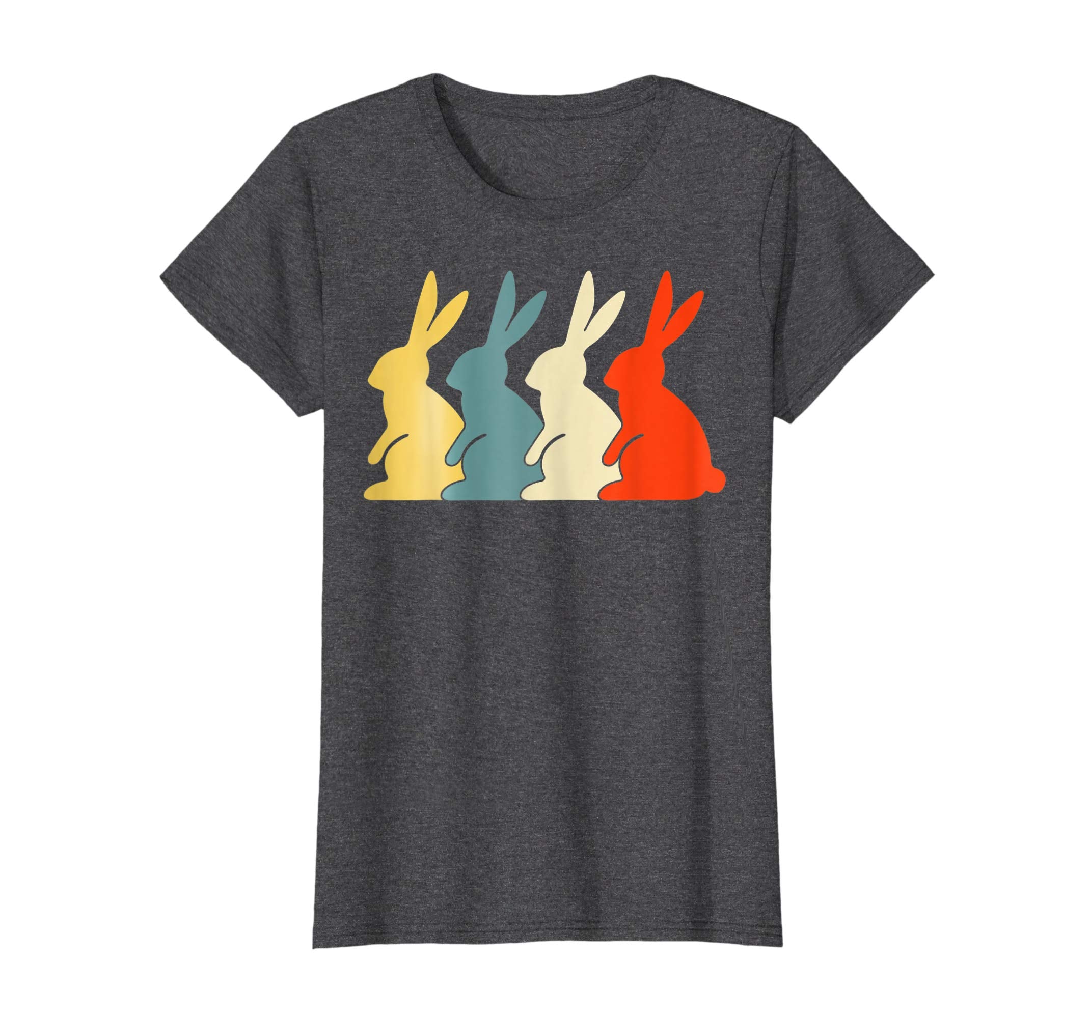 Vintage Retro Bunny Rabbit Lover TShirt Easter Day