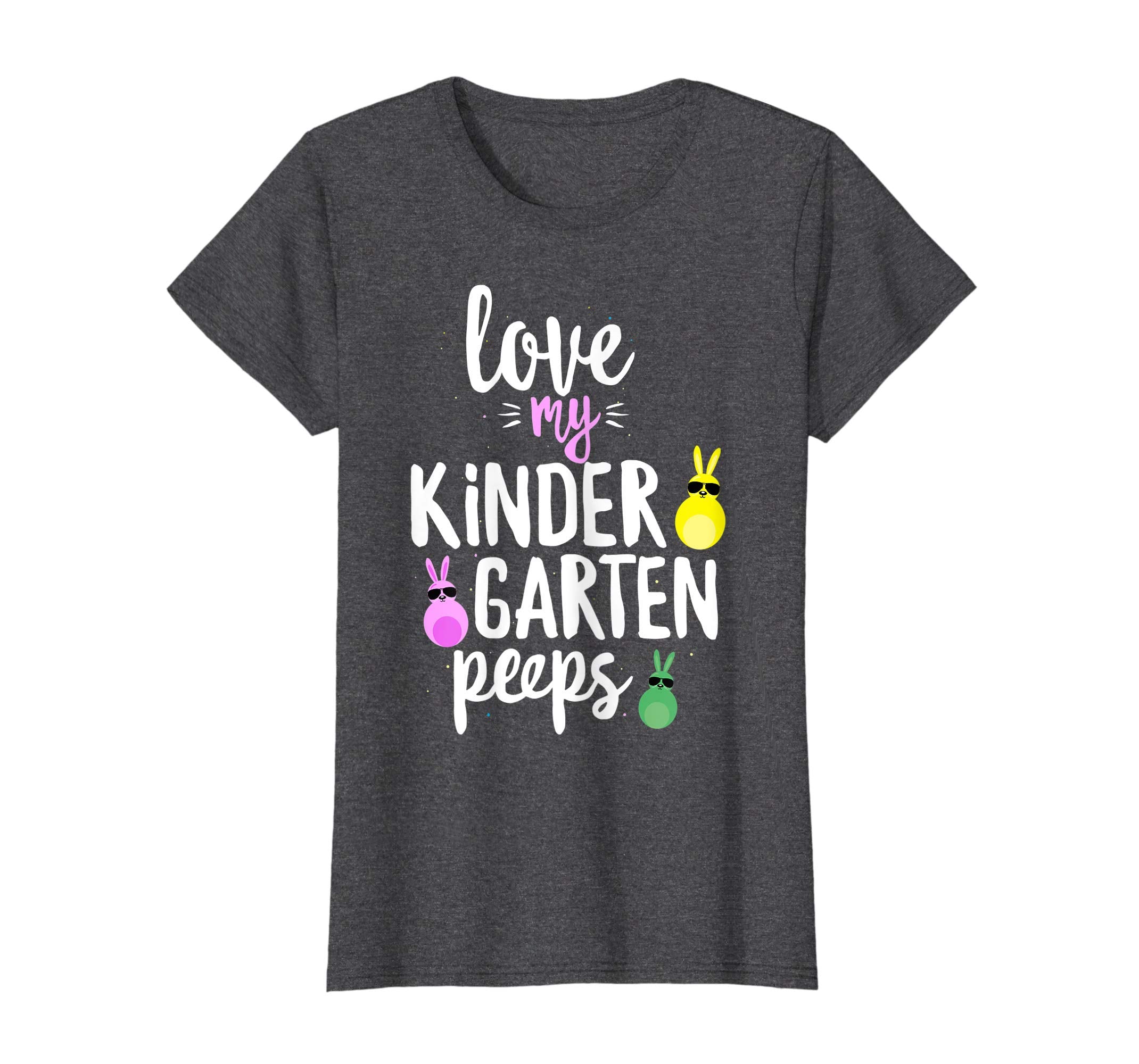 Love My Kindergarten Peeps Easter Teacher Bunny T-shirt
