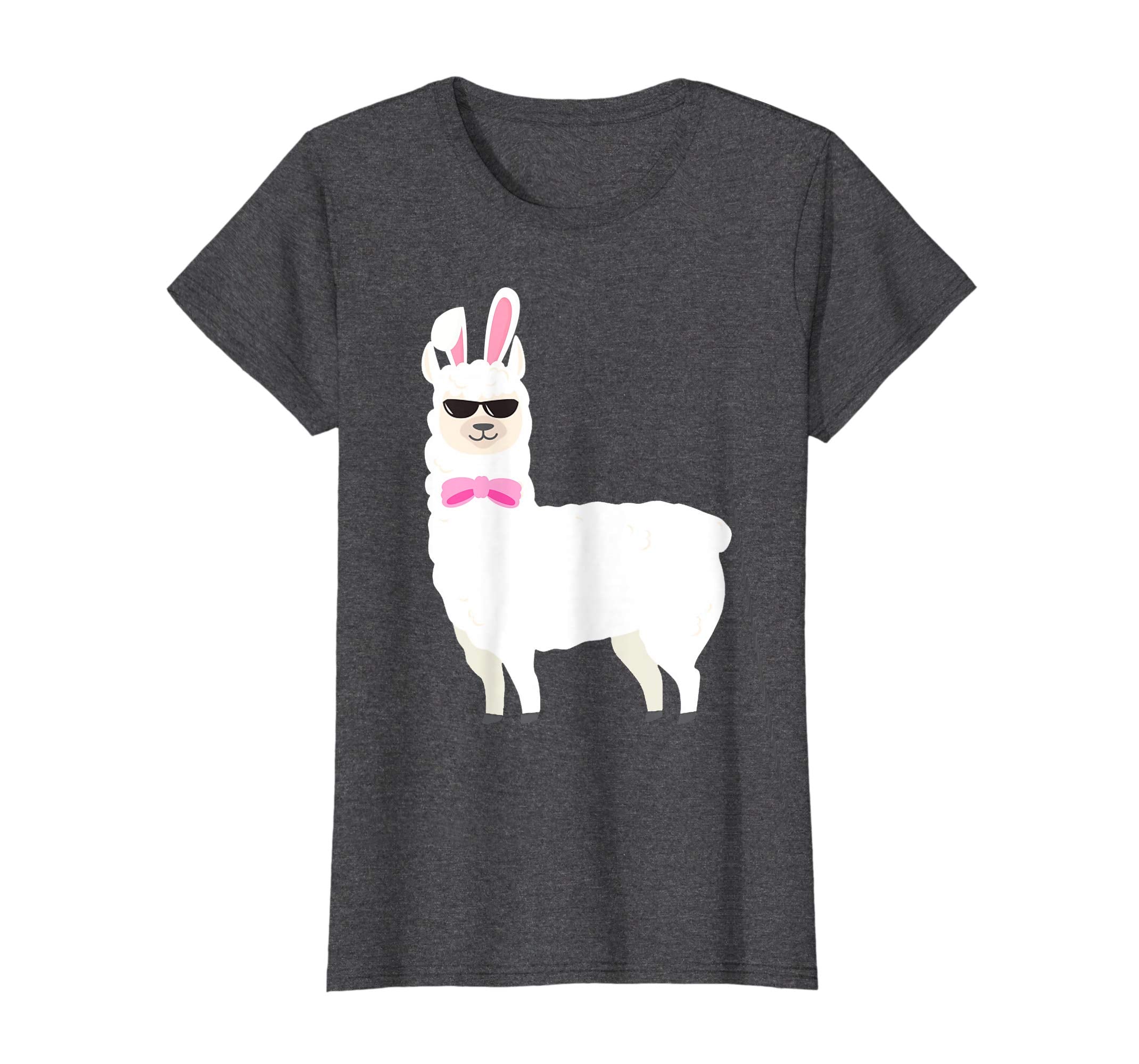 Funny Llama Easter Shirt Alpaca Bunny Ear Tee
