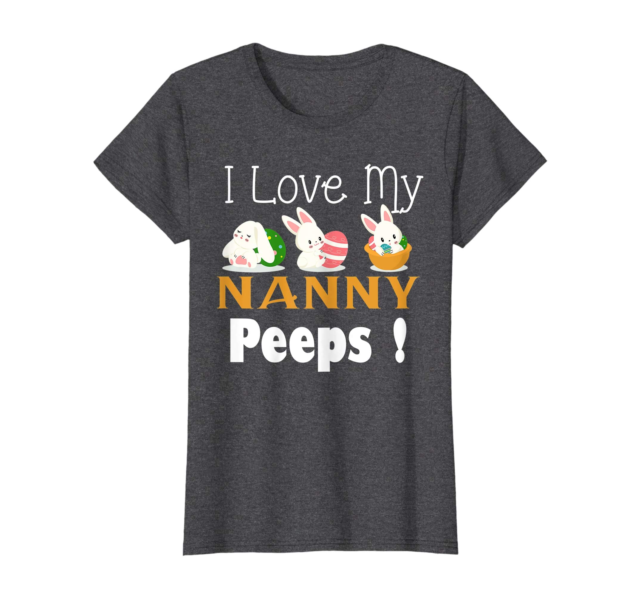 I Love My NANNY Peeps With Cute Bunnies TShirt Easter