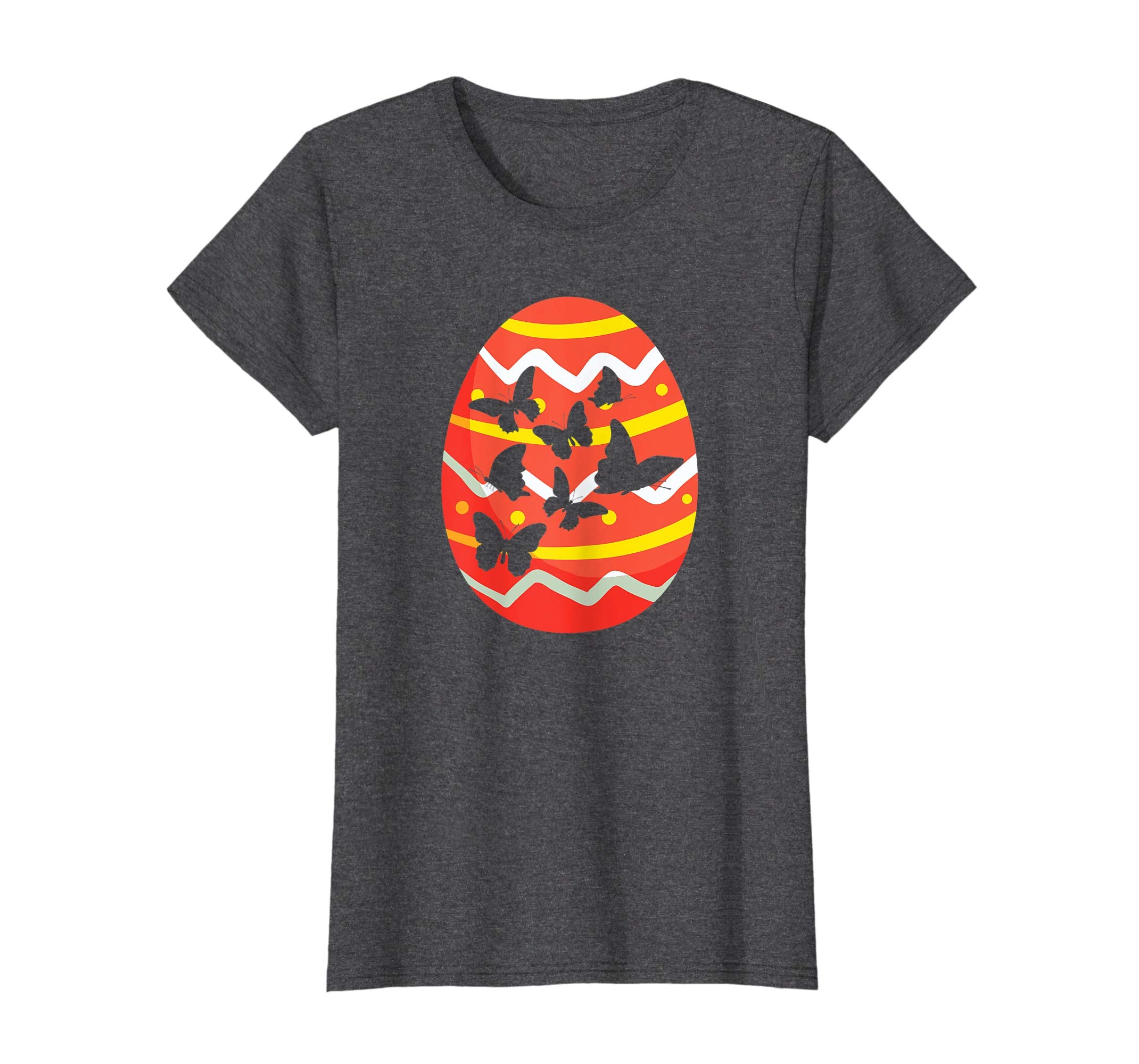 Happy Butterflies Easter Egg Bunny Shirt for Kids Boys Girls