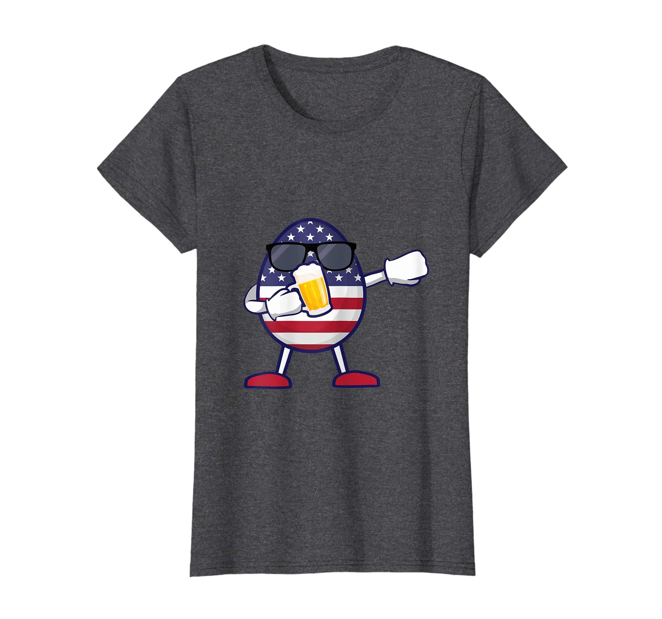 American Flag Easter Egg Dabbing Drink Beer T-Shirt Gifts