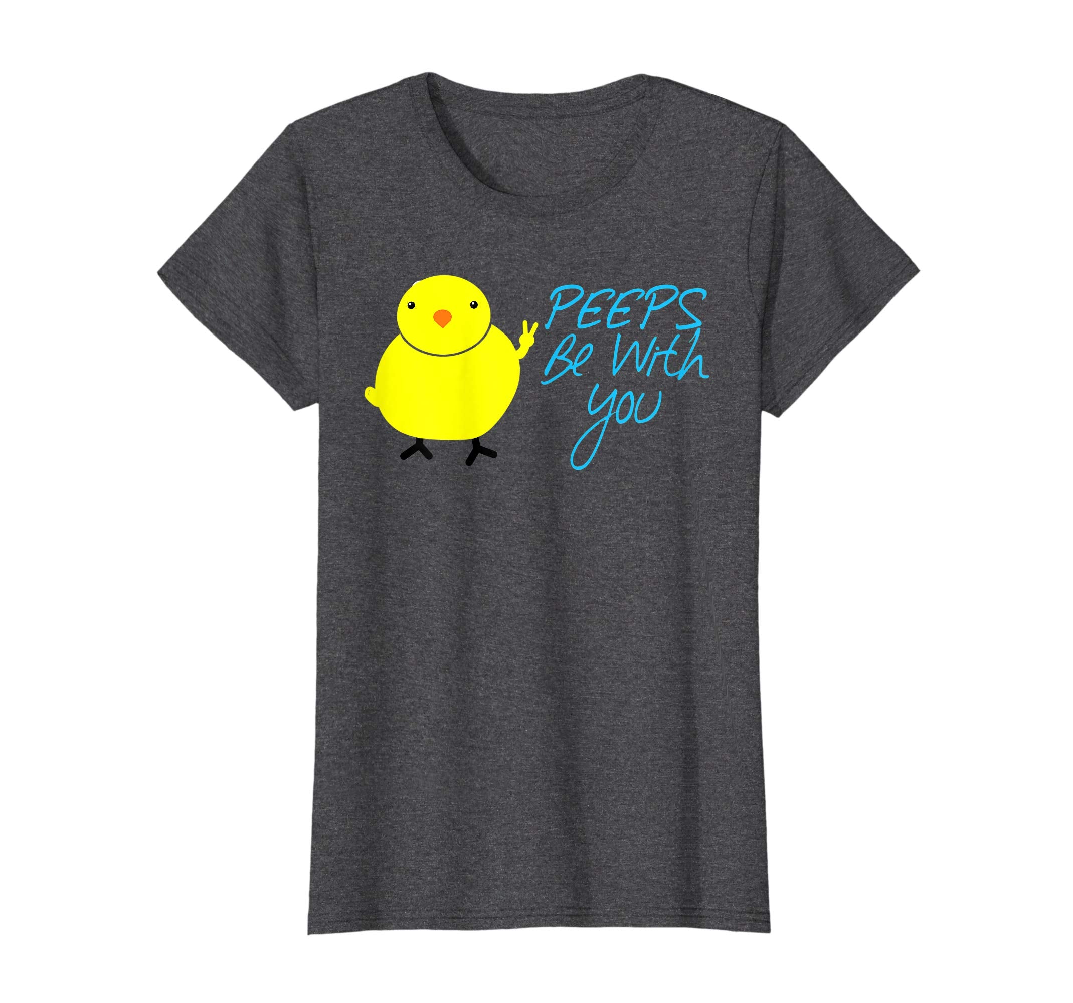 Funny Peeps Chick Giving Peace Sign Easter Shirt