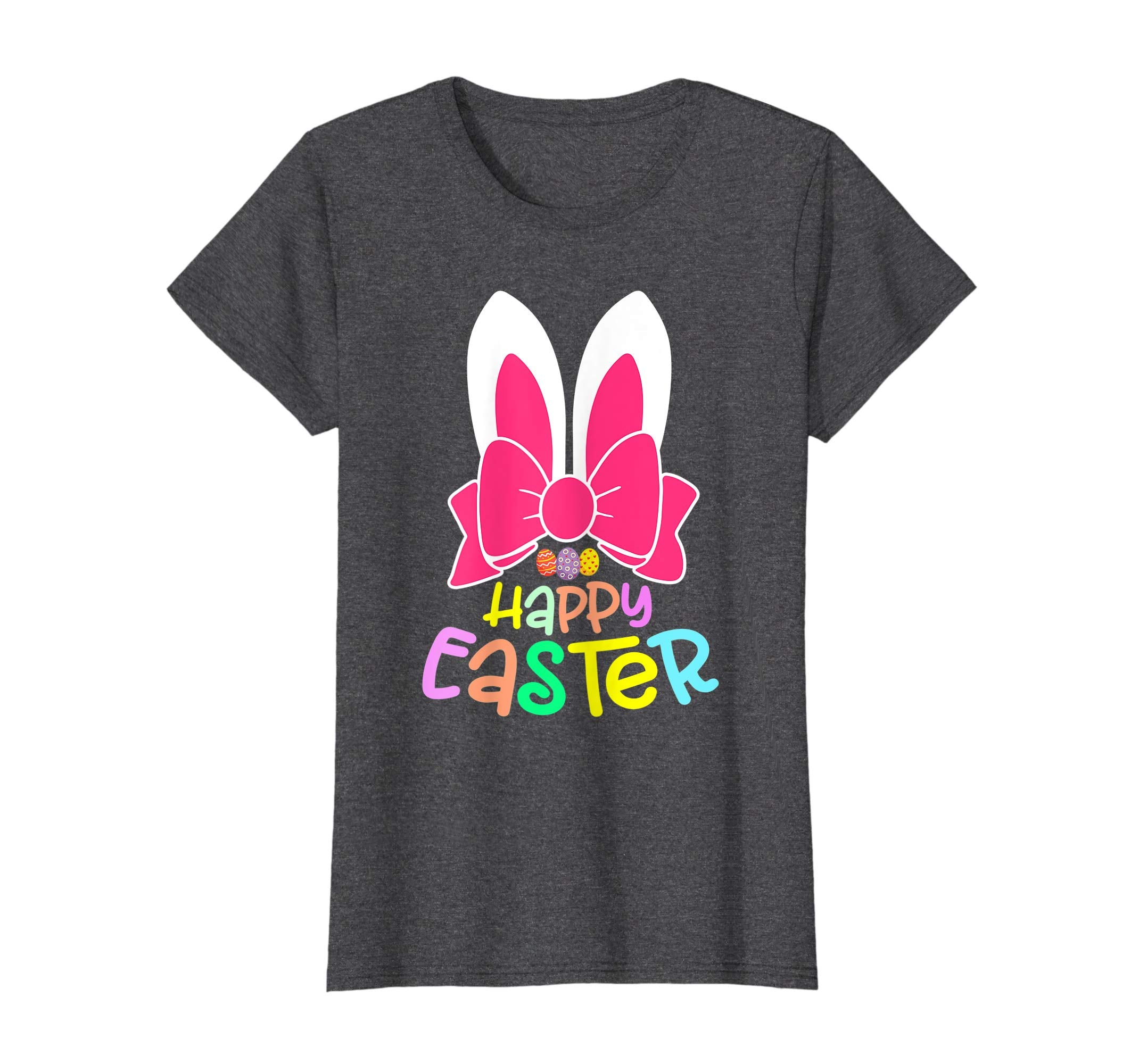Bunny Ears Eggs Happy Easter Kids Boys Girls T Shirt Gift