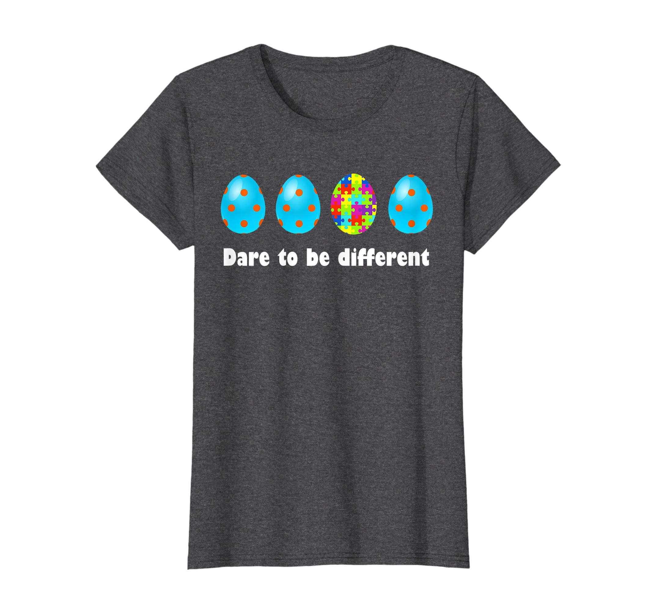 Dare to be different easter eggs Autism Puzzle Tee Shirt