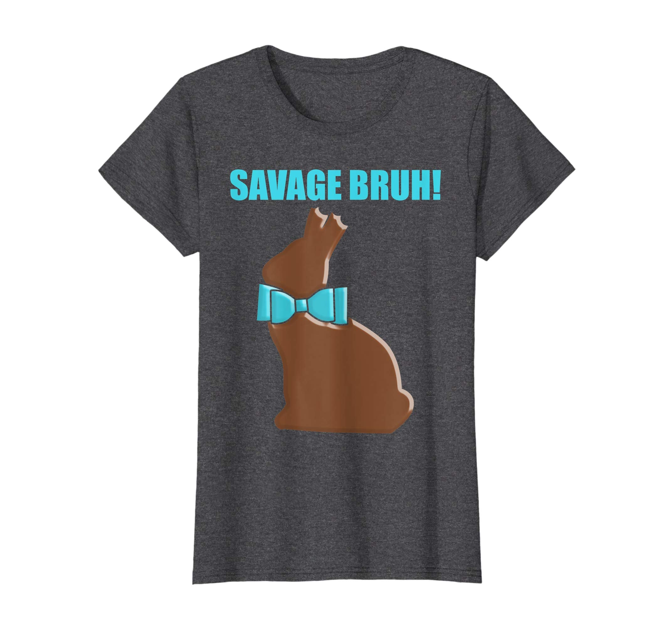 Easter Meme TShirt Chocolate Easter Bunny Savage Bruh Teen