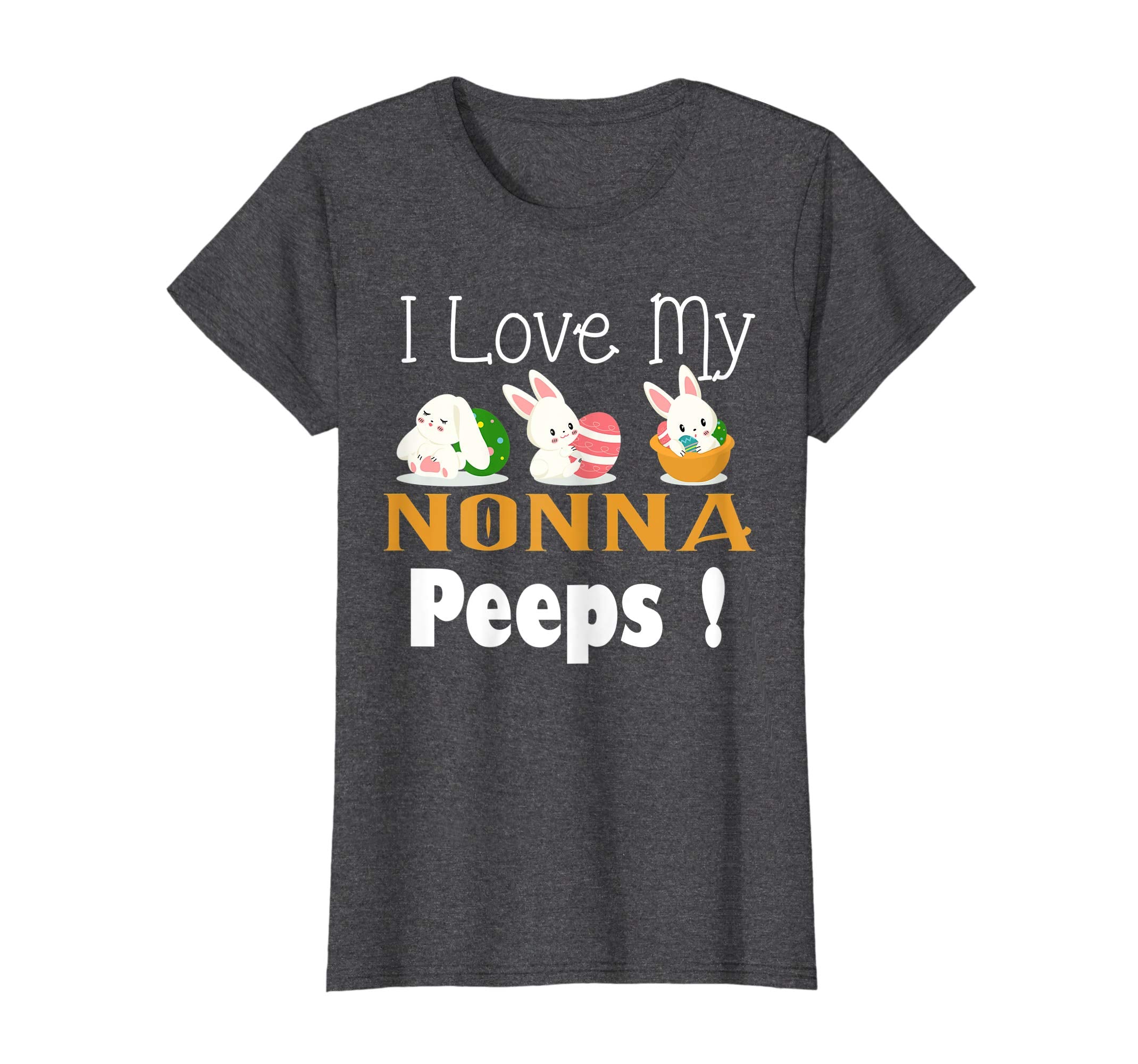 I Love My NONNA Peeps With Cute Bunnies TShirt Easter