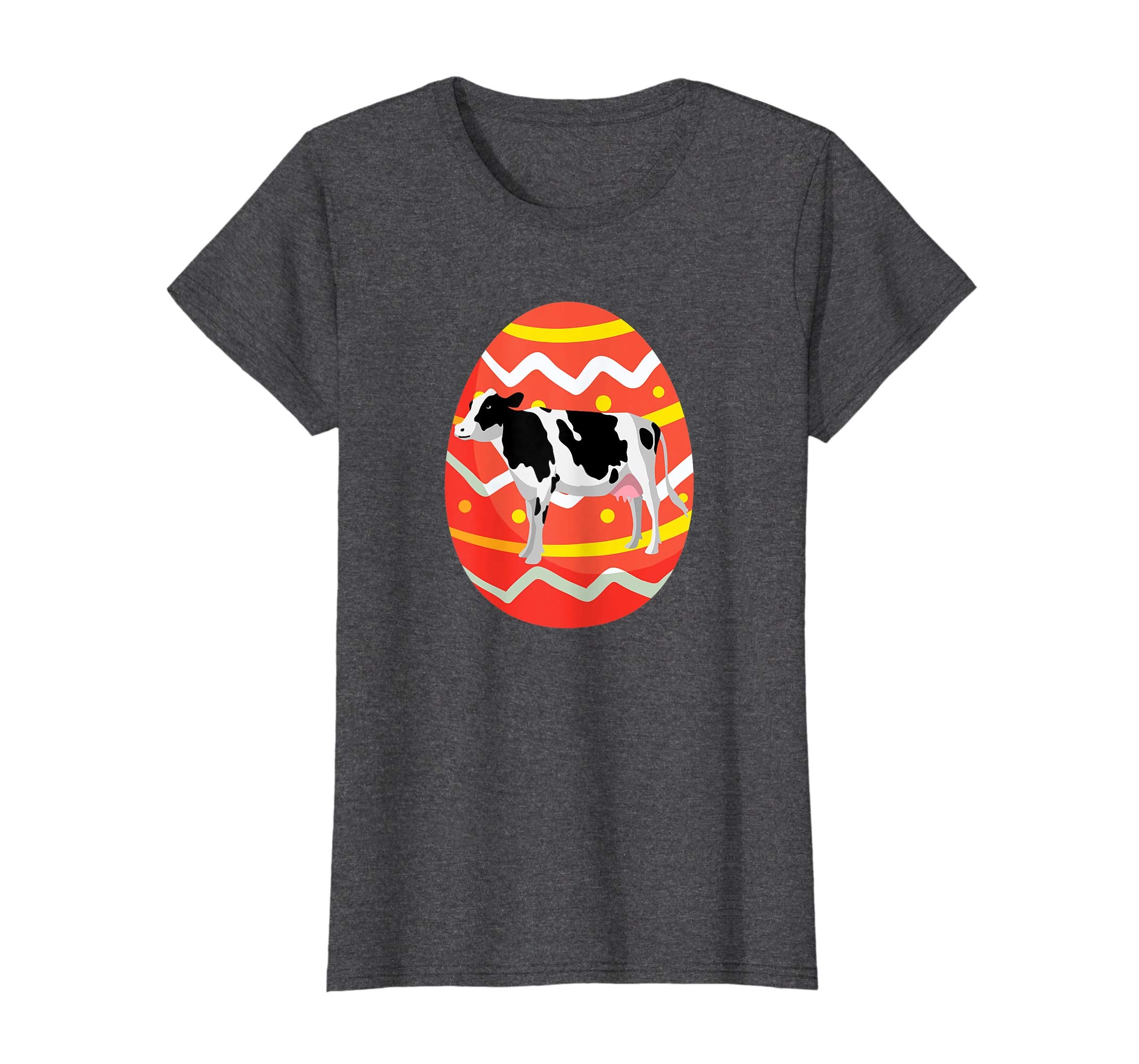 Funny Cow Easter Eggs T-Shirt Gifts for Kids Boys Girls