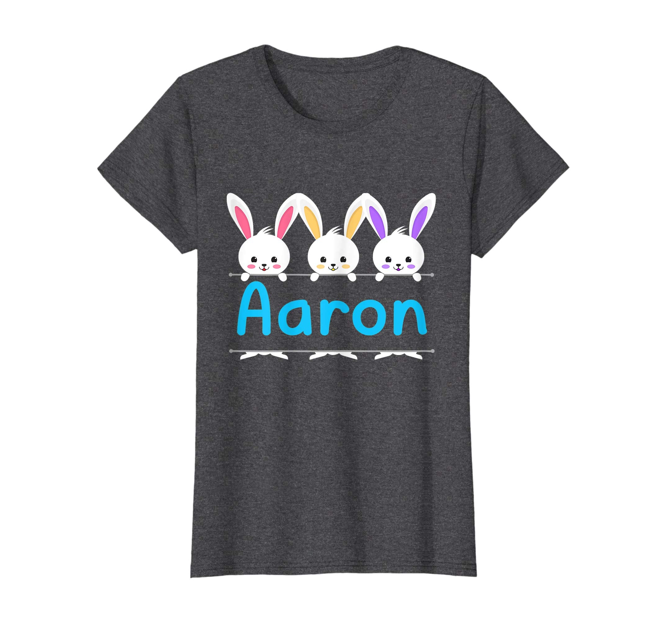 Easter day t-shirt super cute 3 Aaron Rabbits