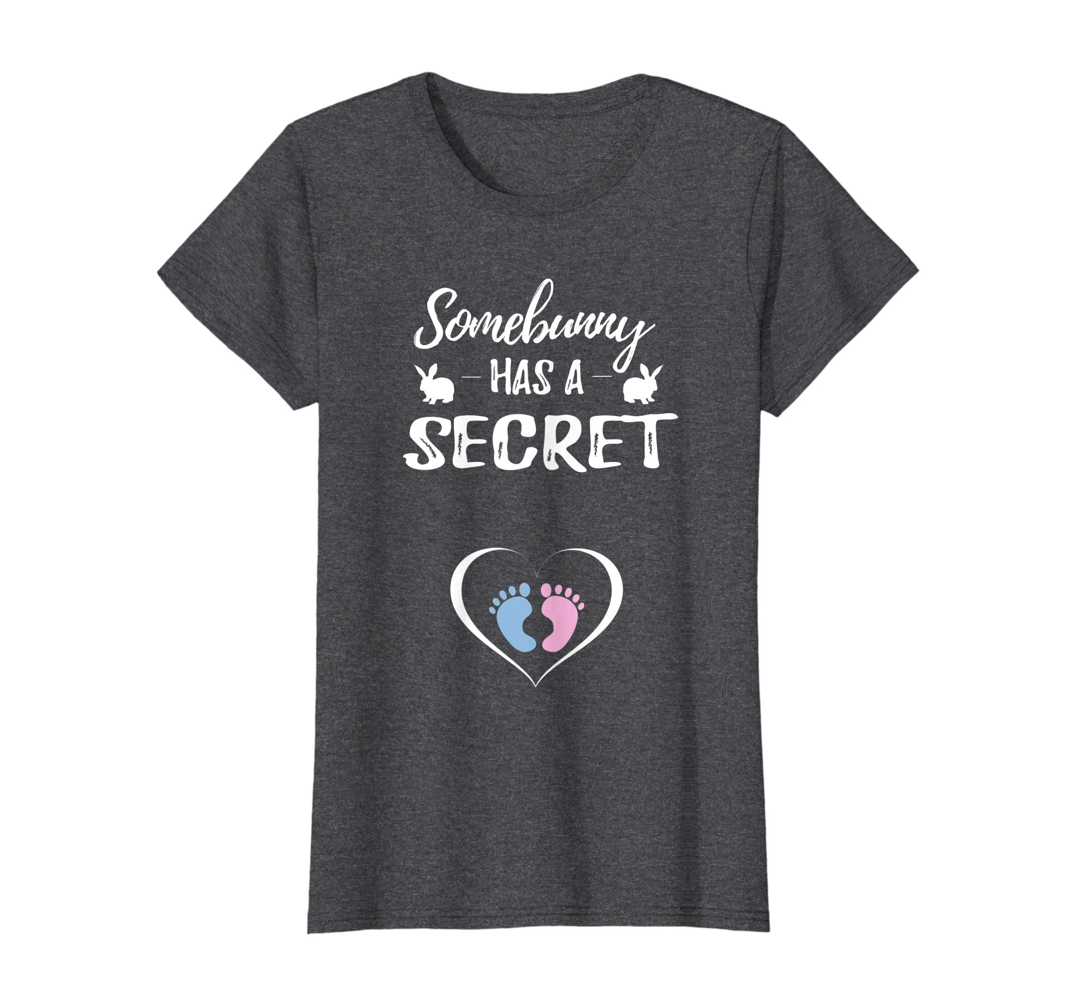 Womens Cute Easter Pregnancy Announcement T-Shirt