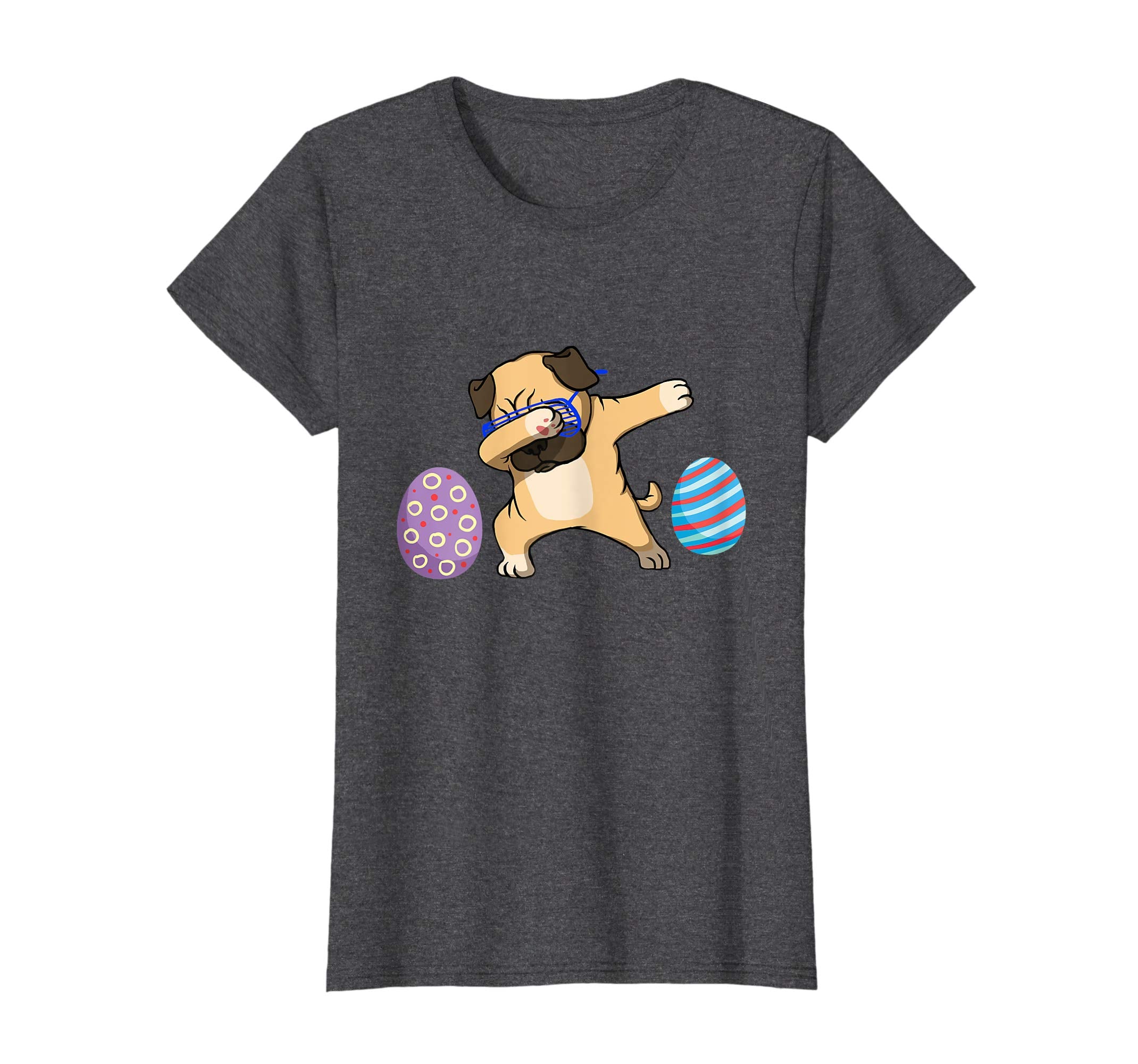 Pug Dabbing Eggs Easter Cute Easter Shirts For Boys