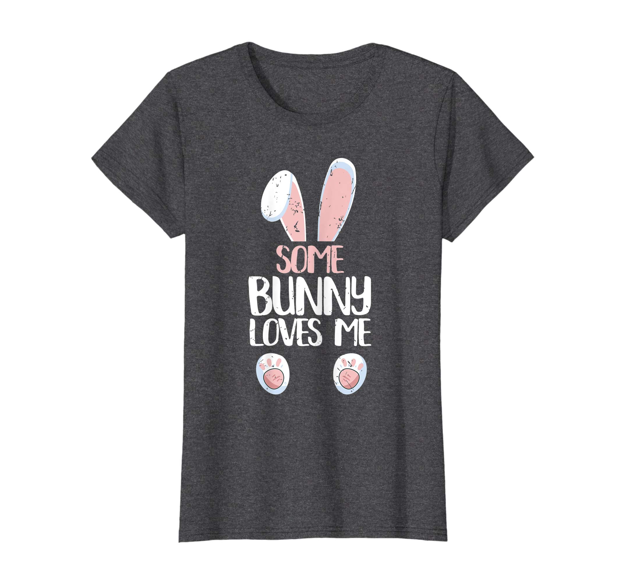 Some Bunny Loves Me Cute Easter Couple Gift T-Shirt