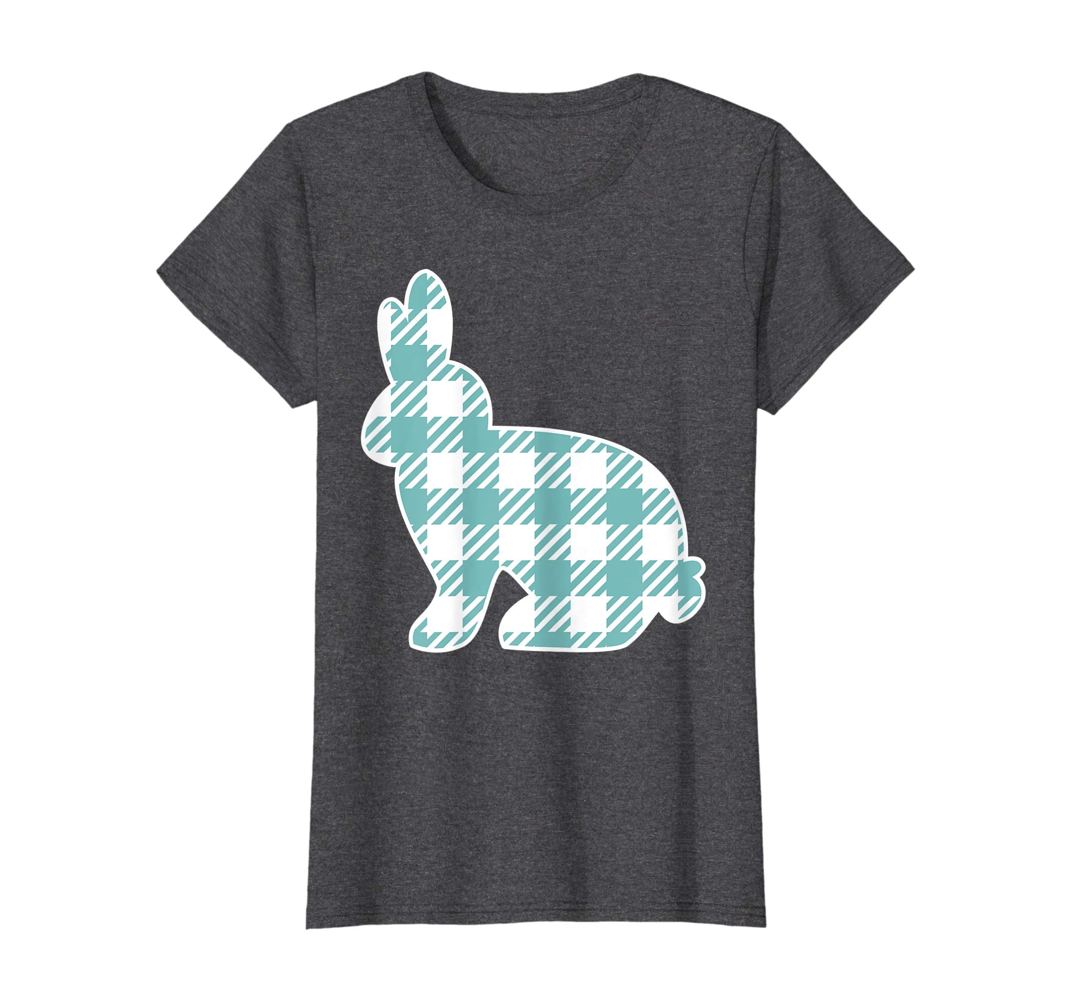 Buffalo Plaid Easter Bunny Shirt for Boys Men Kids Rabbit