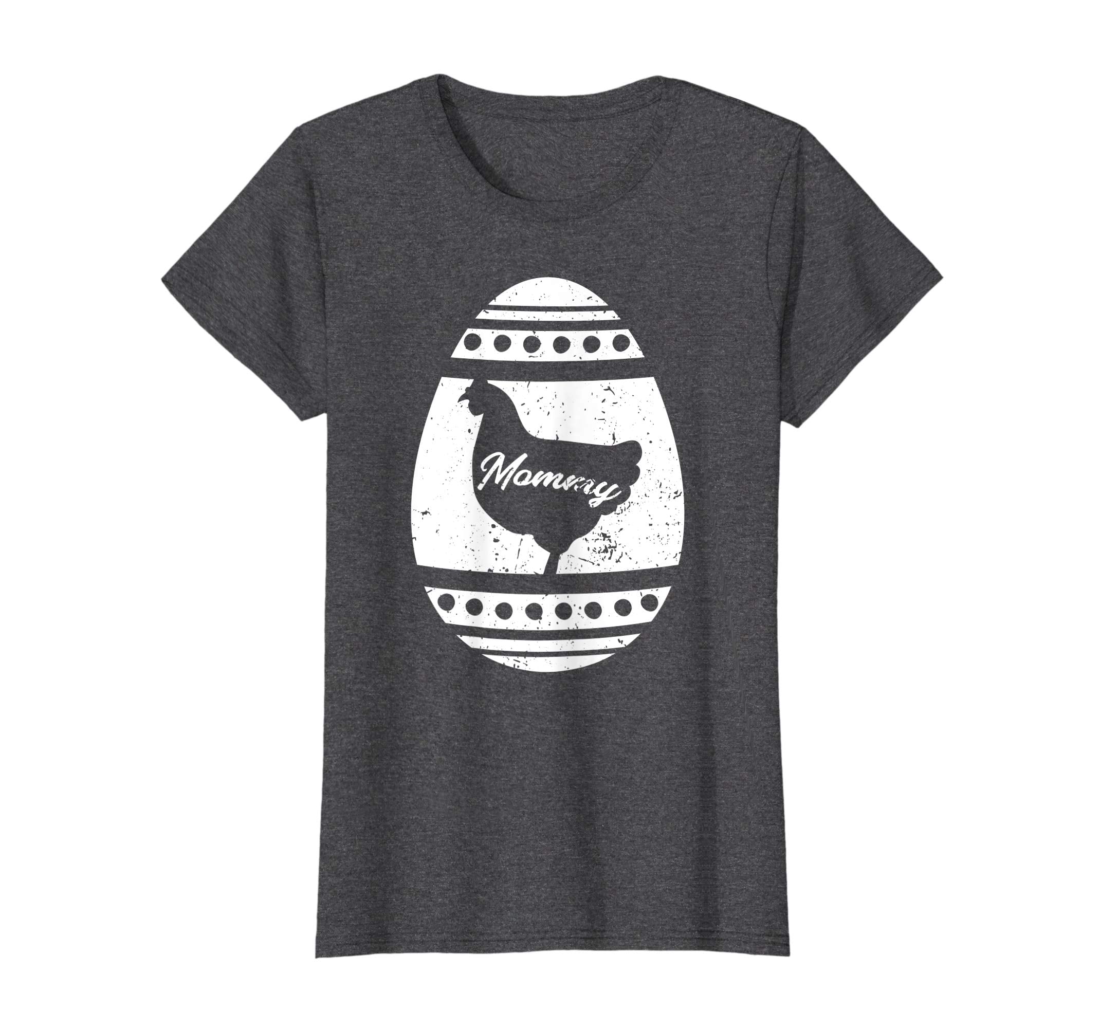 Womens Mommy Chicken Easter Egg Shirt Chicken Easter Gift for Mom