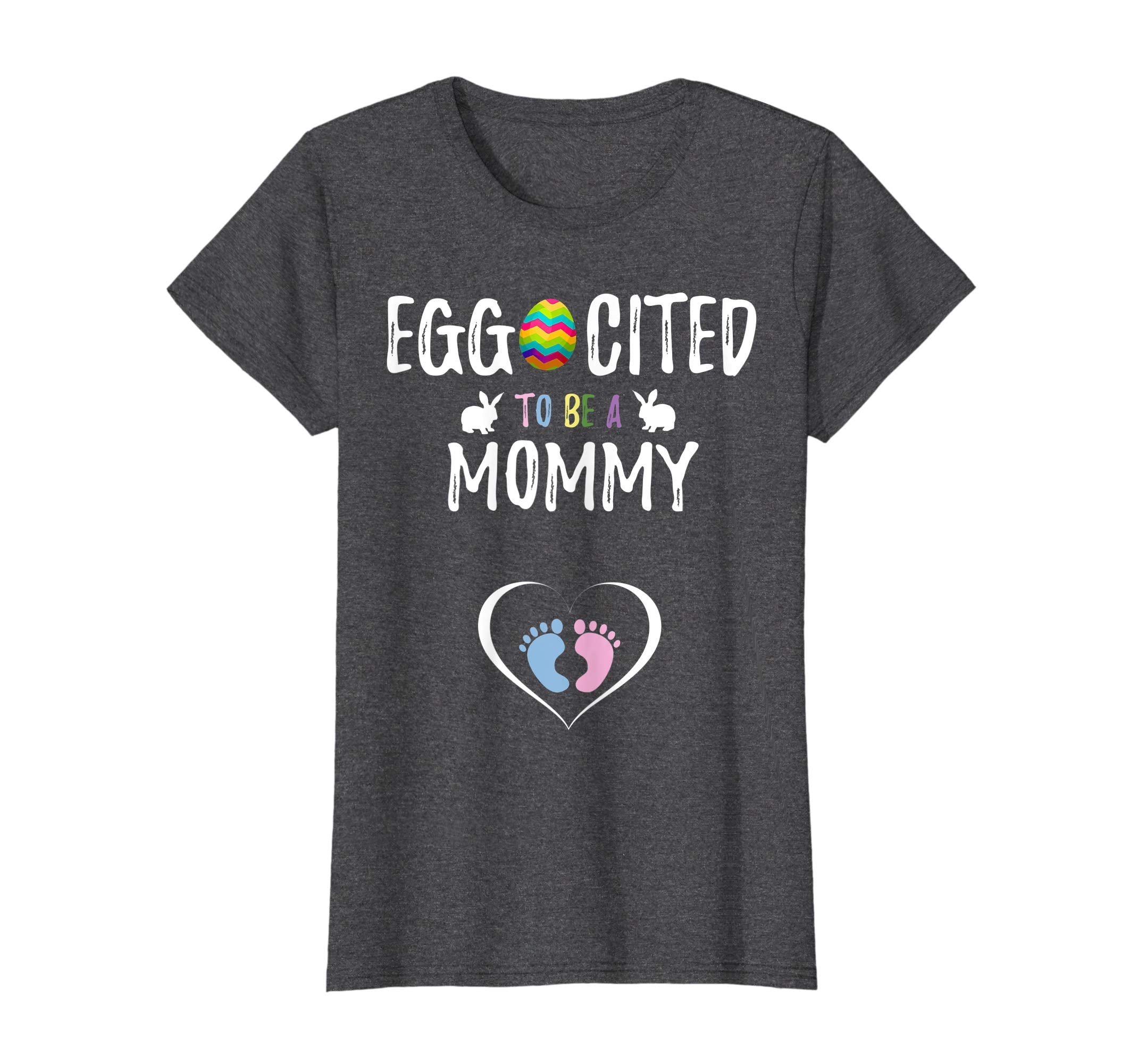Womens Cute Easter Pregnancy Announcement T-Shirt Gift