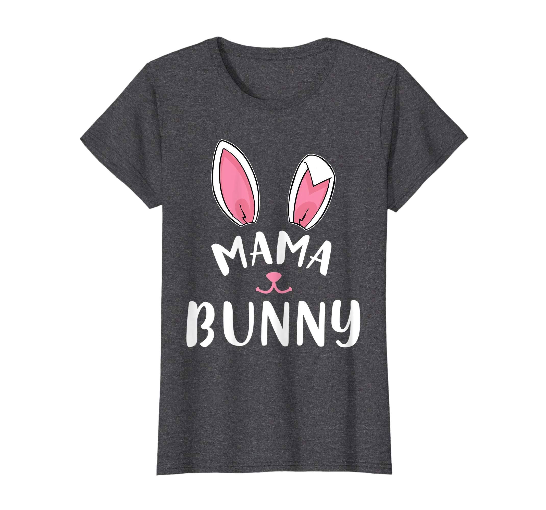 Cute Bunny Rabbit Emotion Face Happy Easter Shirt Mama Bunny