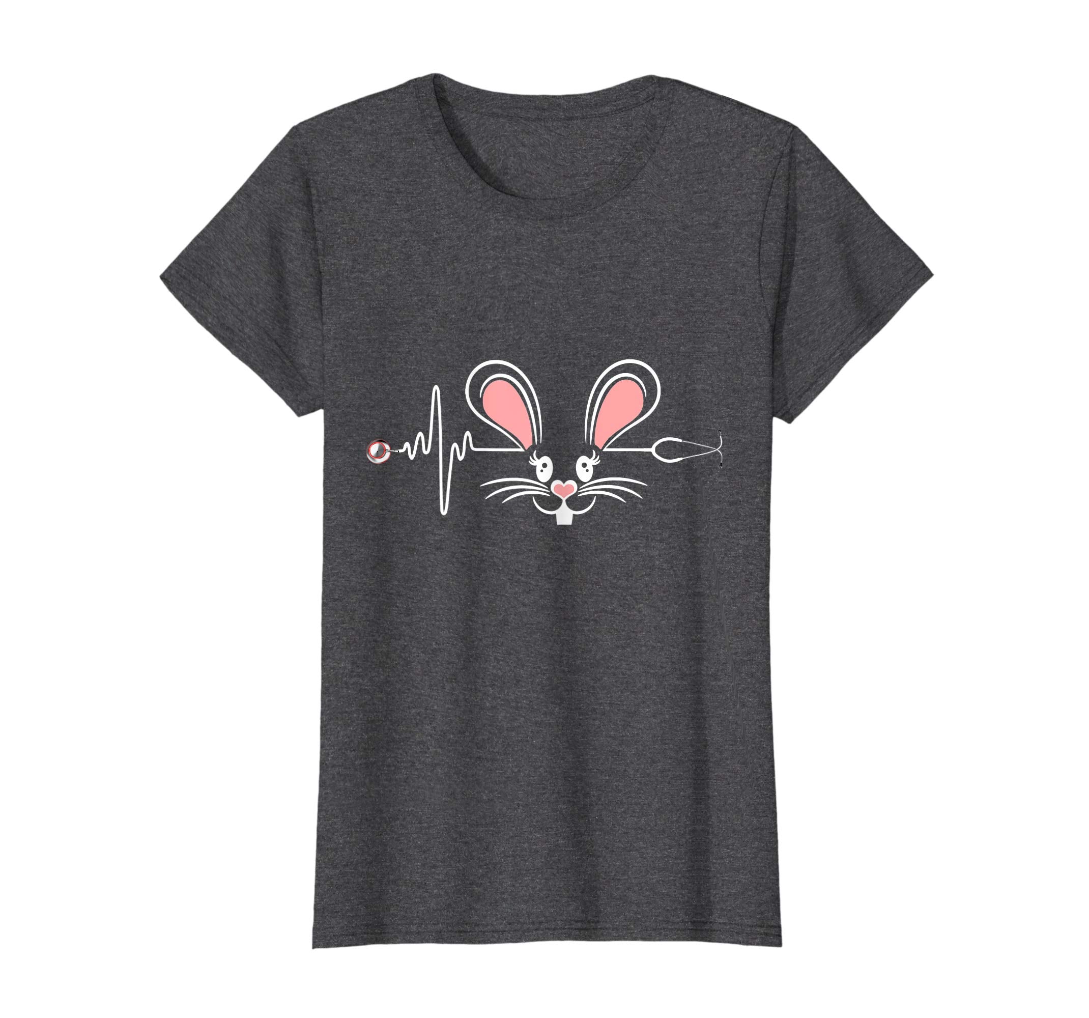 Funny Stethoscope Nurse Doctor Bunny Rabbit Easter T-Shirt