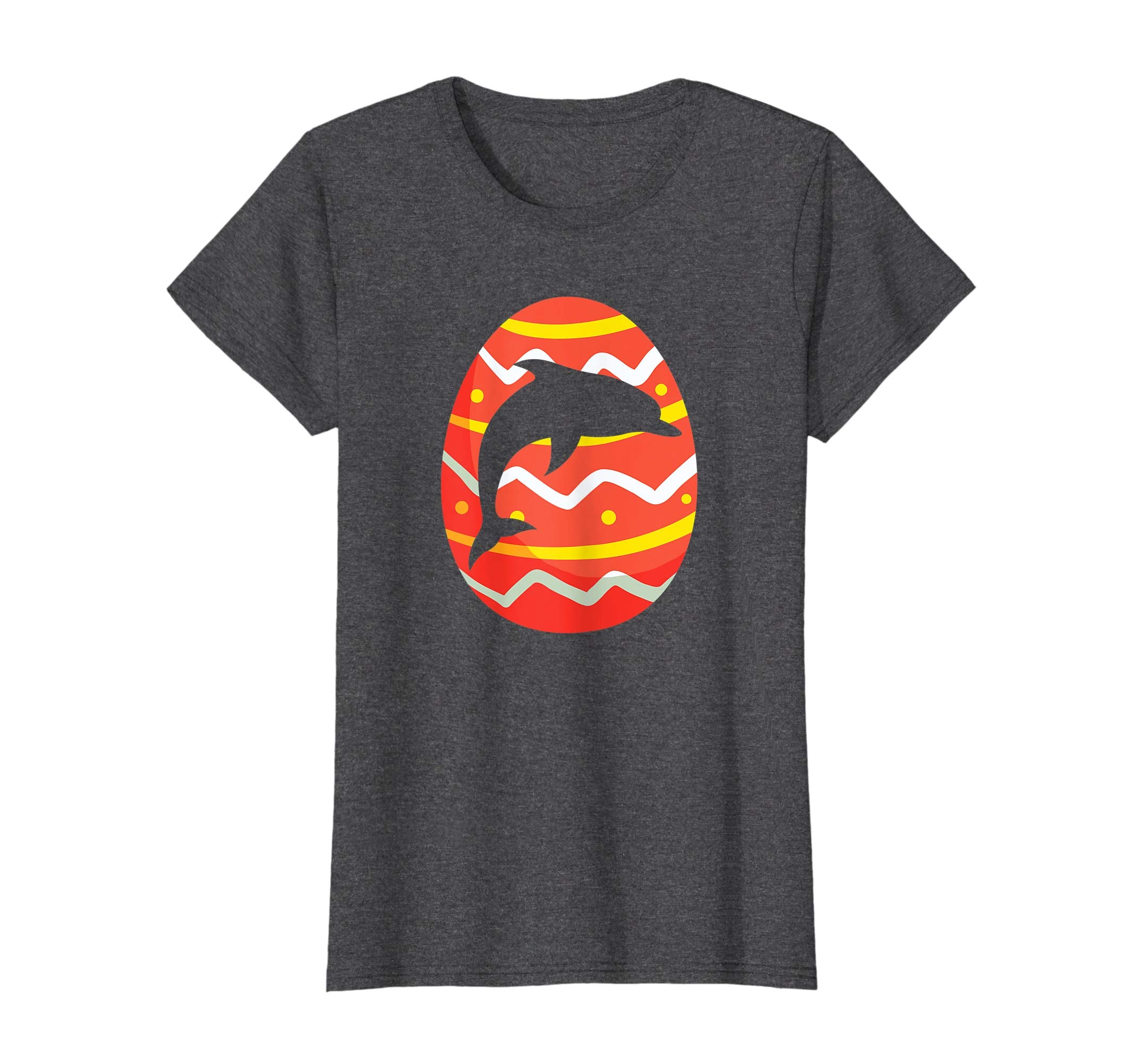 Happy Dolphin Easter Egg T-Shirt for Kids Boys Girls