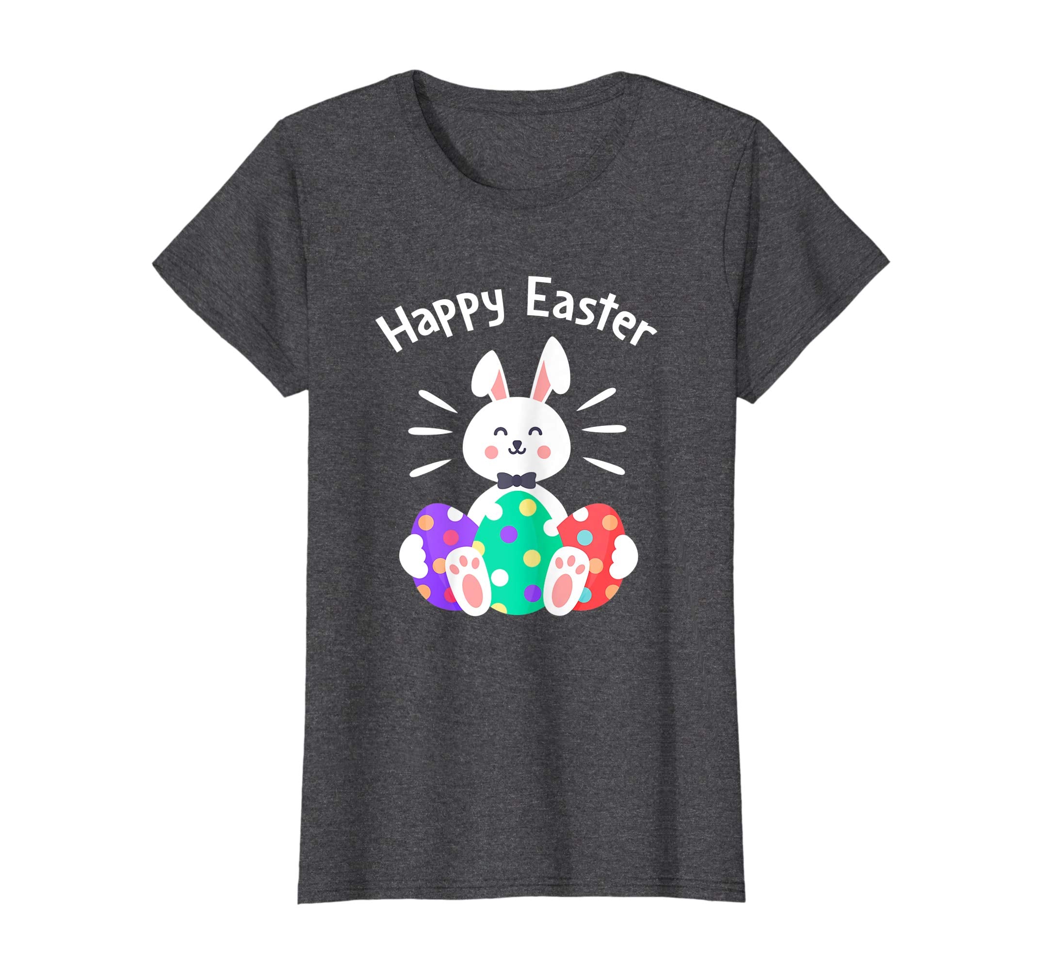 Happy Easter Bunny Tee Shirts With Easter Eggs Tee