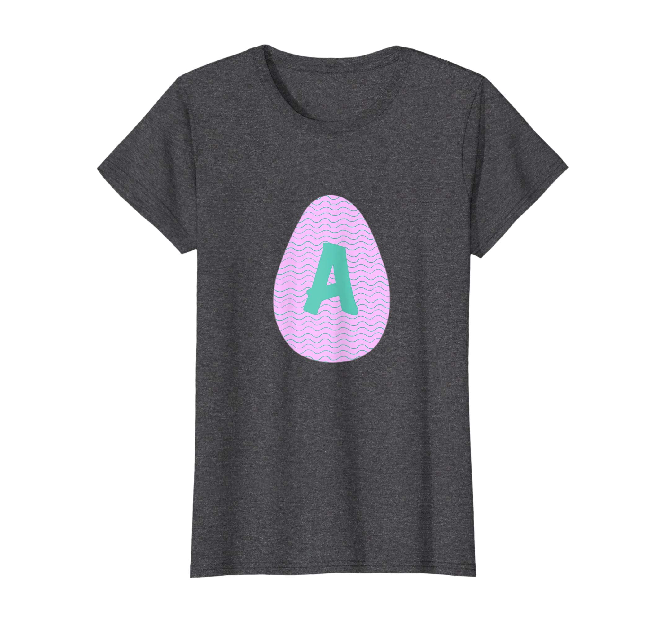 Easter Egg Children's Girl's Boy's Initial Letter A T-Shirt
