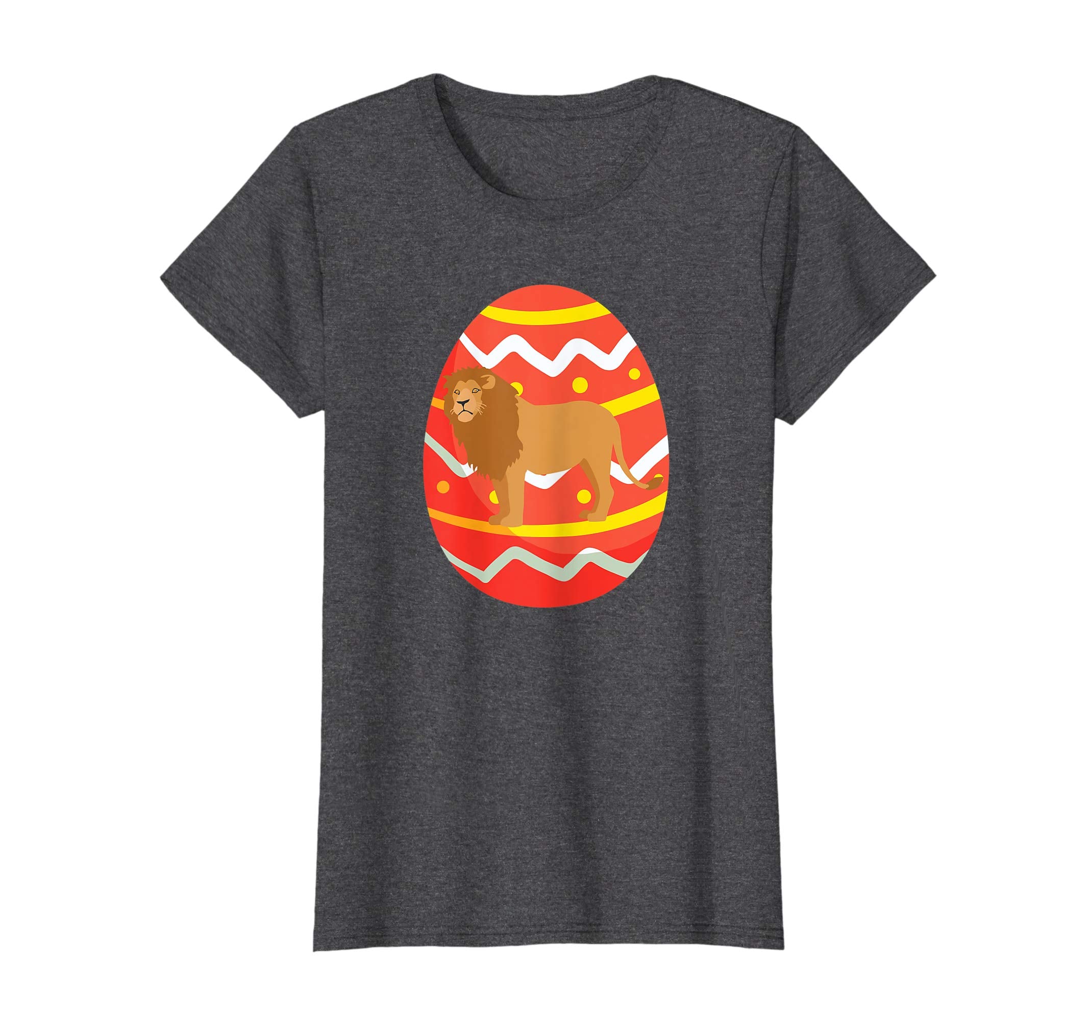 Funny Lion Easter Eggs T-Shirt Gifts for Kids Boys Girls