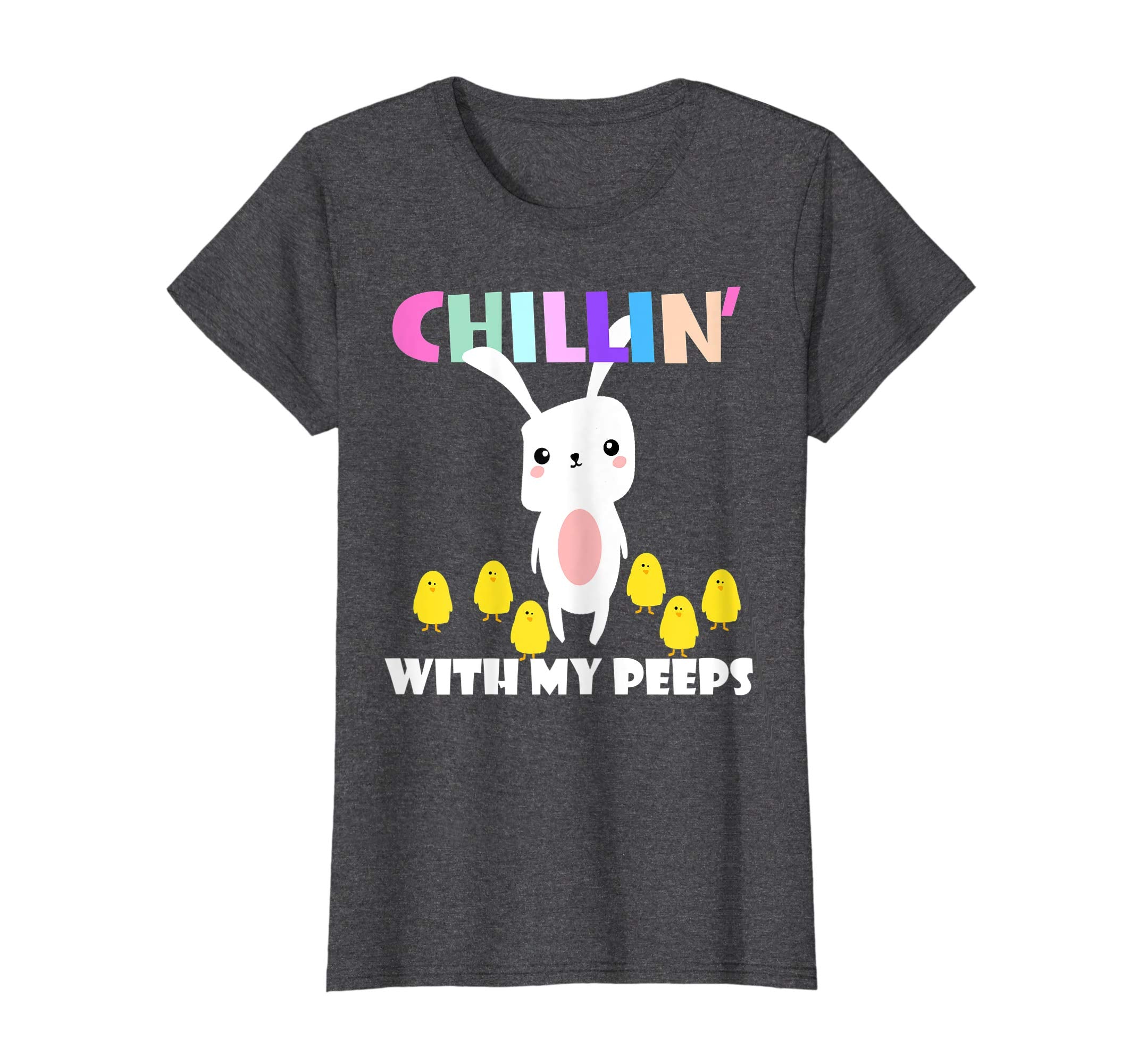 Easter Shirt For Boys Girls Chillin With My Peeps