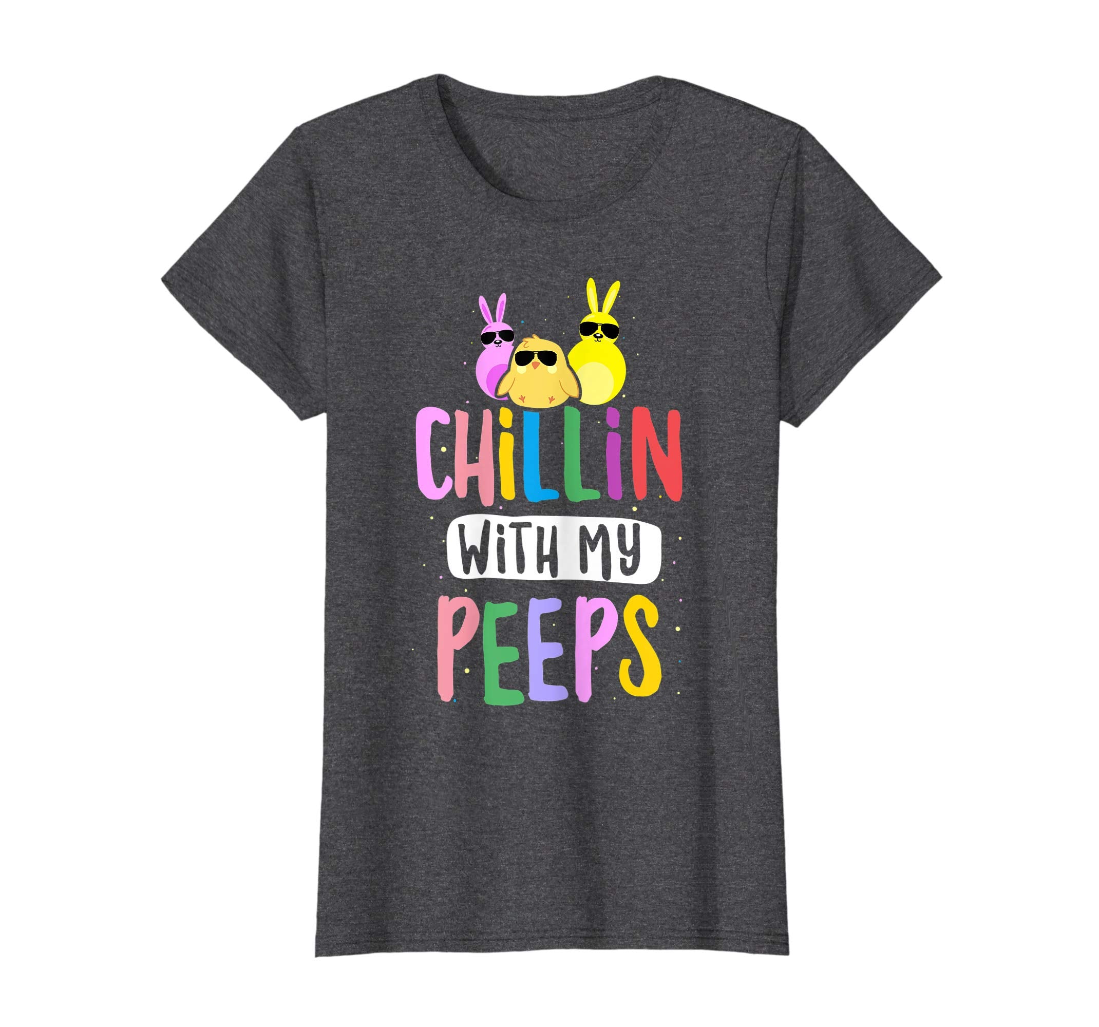 Chillin with My Peeps Easter Bunny Gift T-shirt
