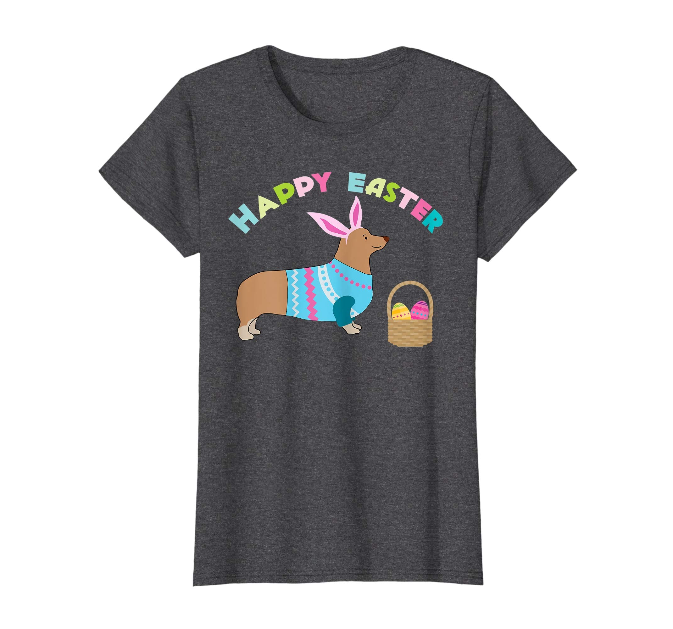 Corgi Easter T-shirt Pembroke Welsh Corgi in Dog Dress