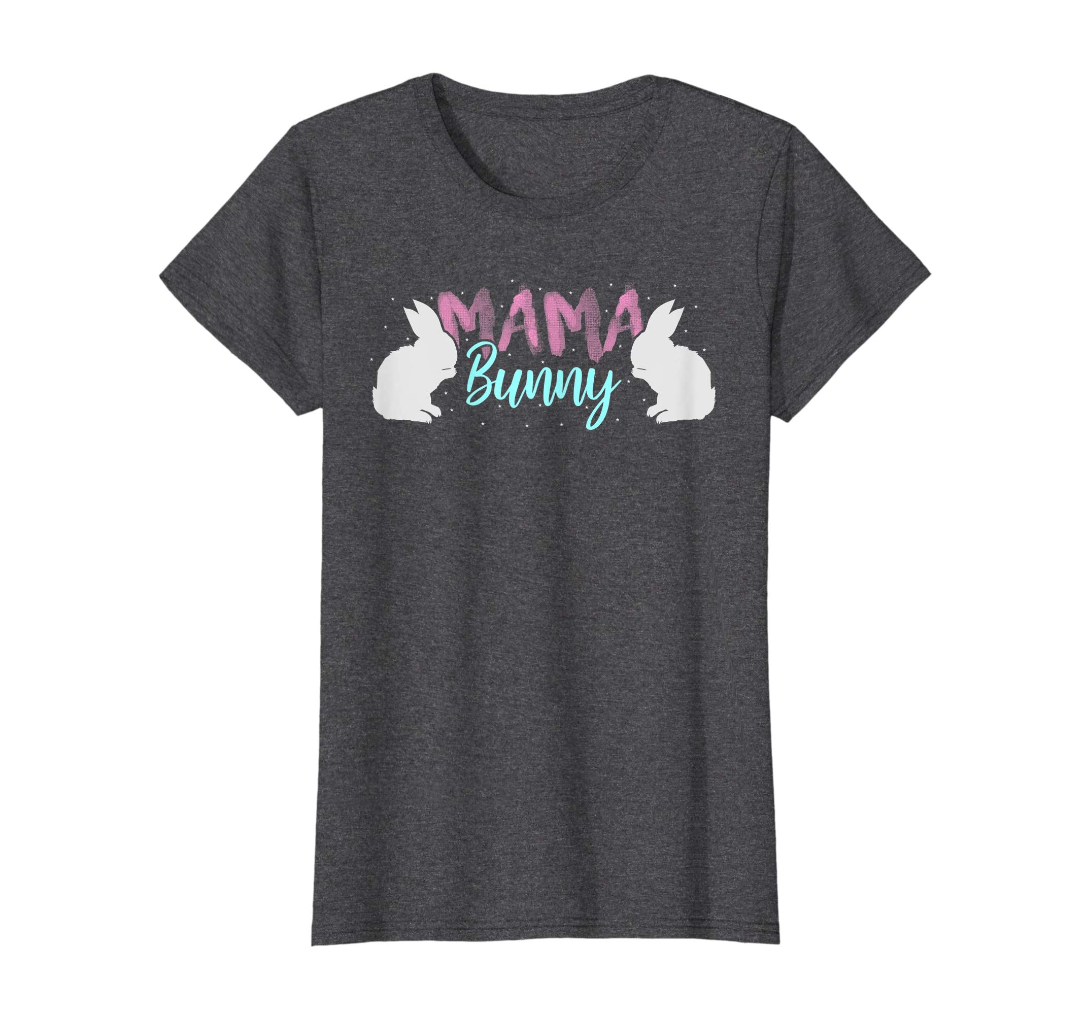 Mama Bunny T Shirt Easter Mom Rabbit Eggs Pink Pastel
