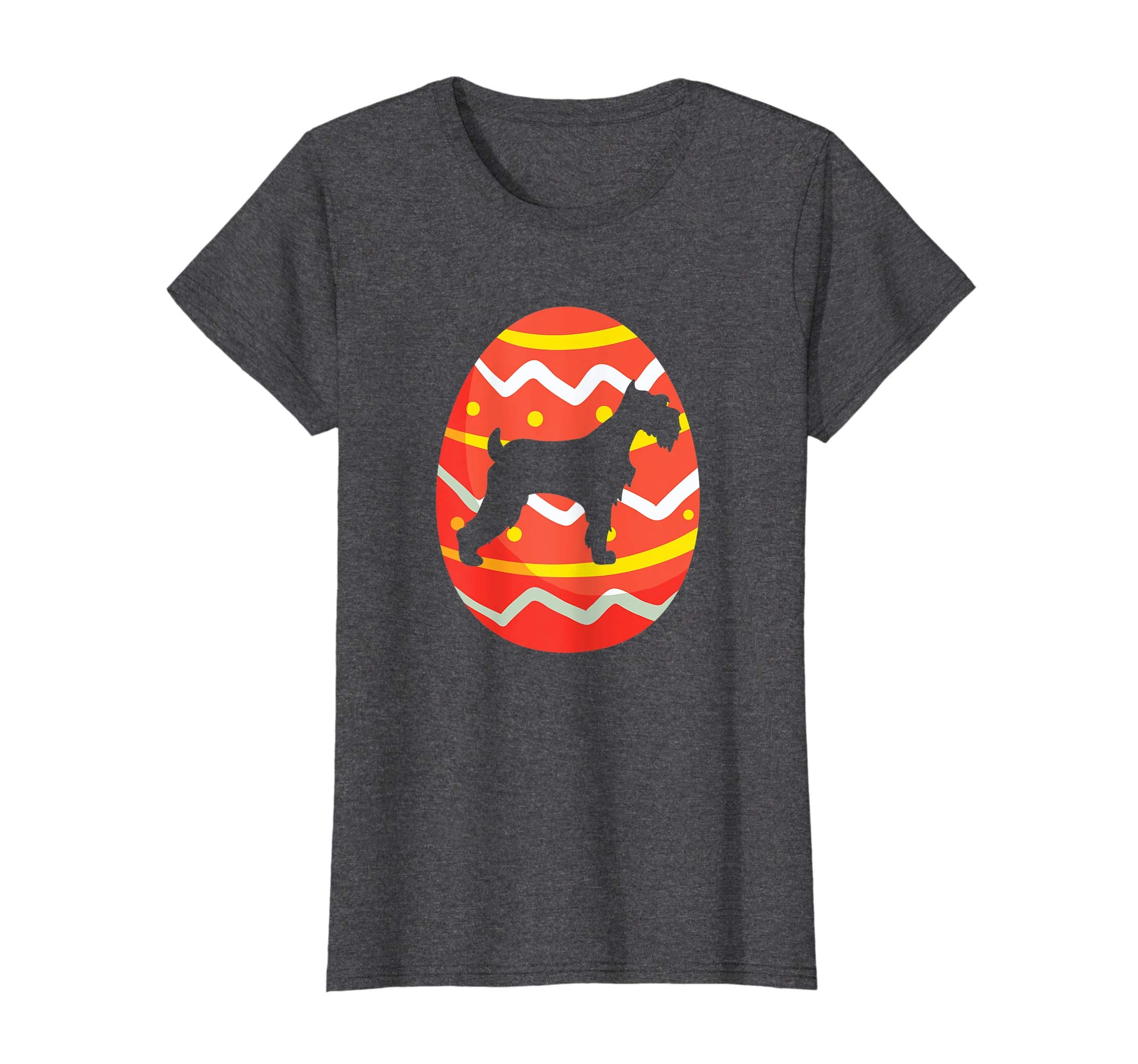 Miniature Schnauzer Easter Bunny Egg T-Shirt Dog Easter Gift