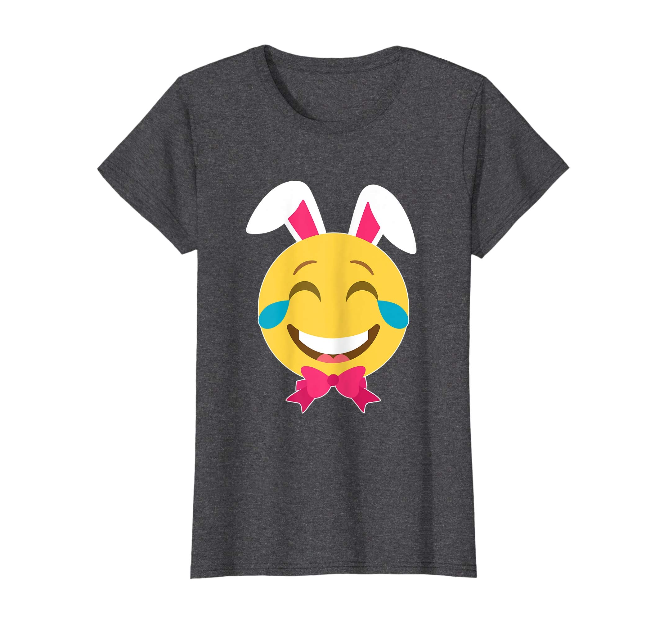 Smile Emotion Girl Face Bunny Rabbit Happy Easter Day Shirt