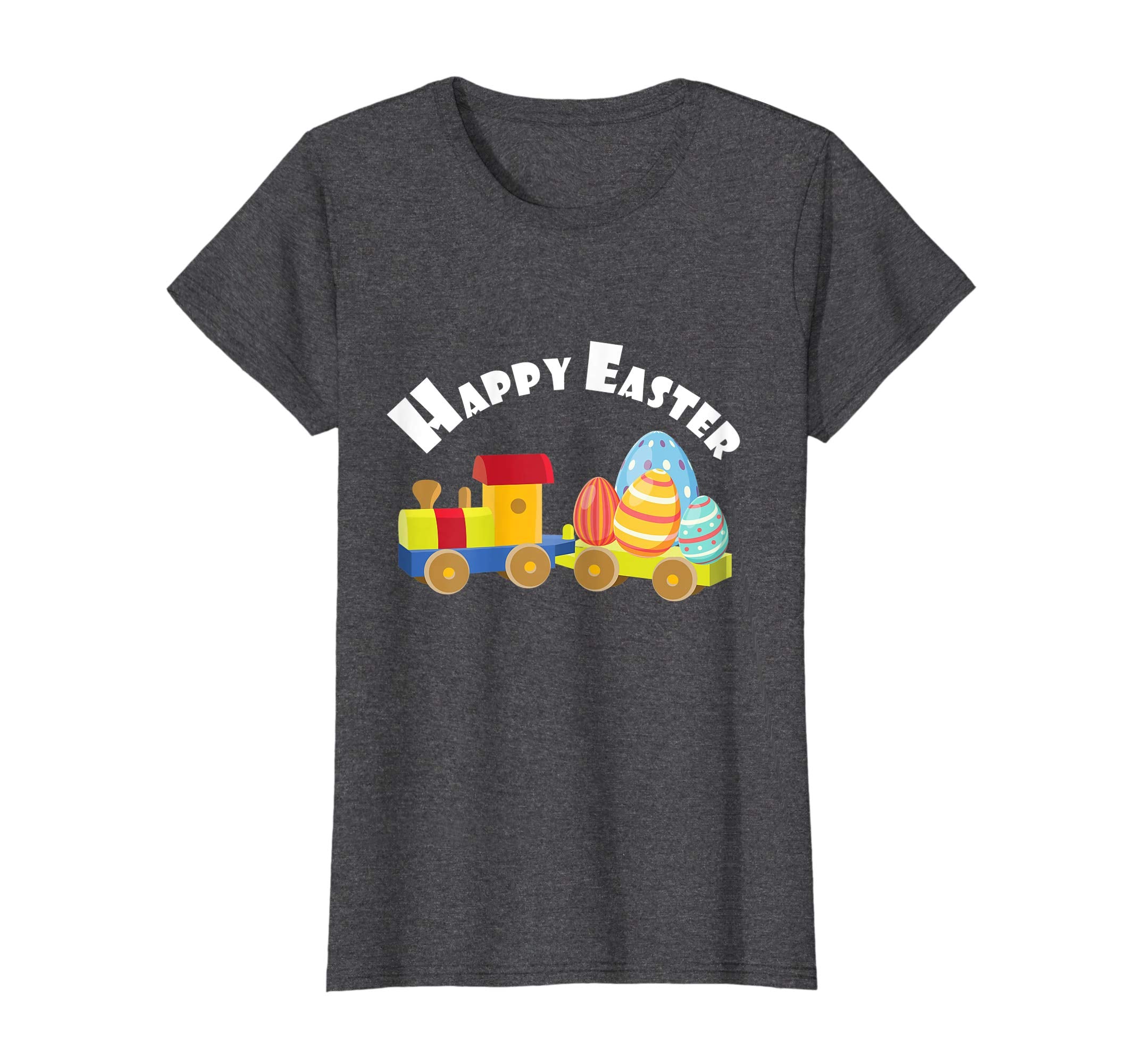 Egg Hunt Kids Gift Happy Easter Train TShirt April Fools Day