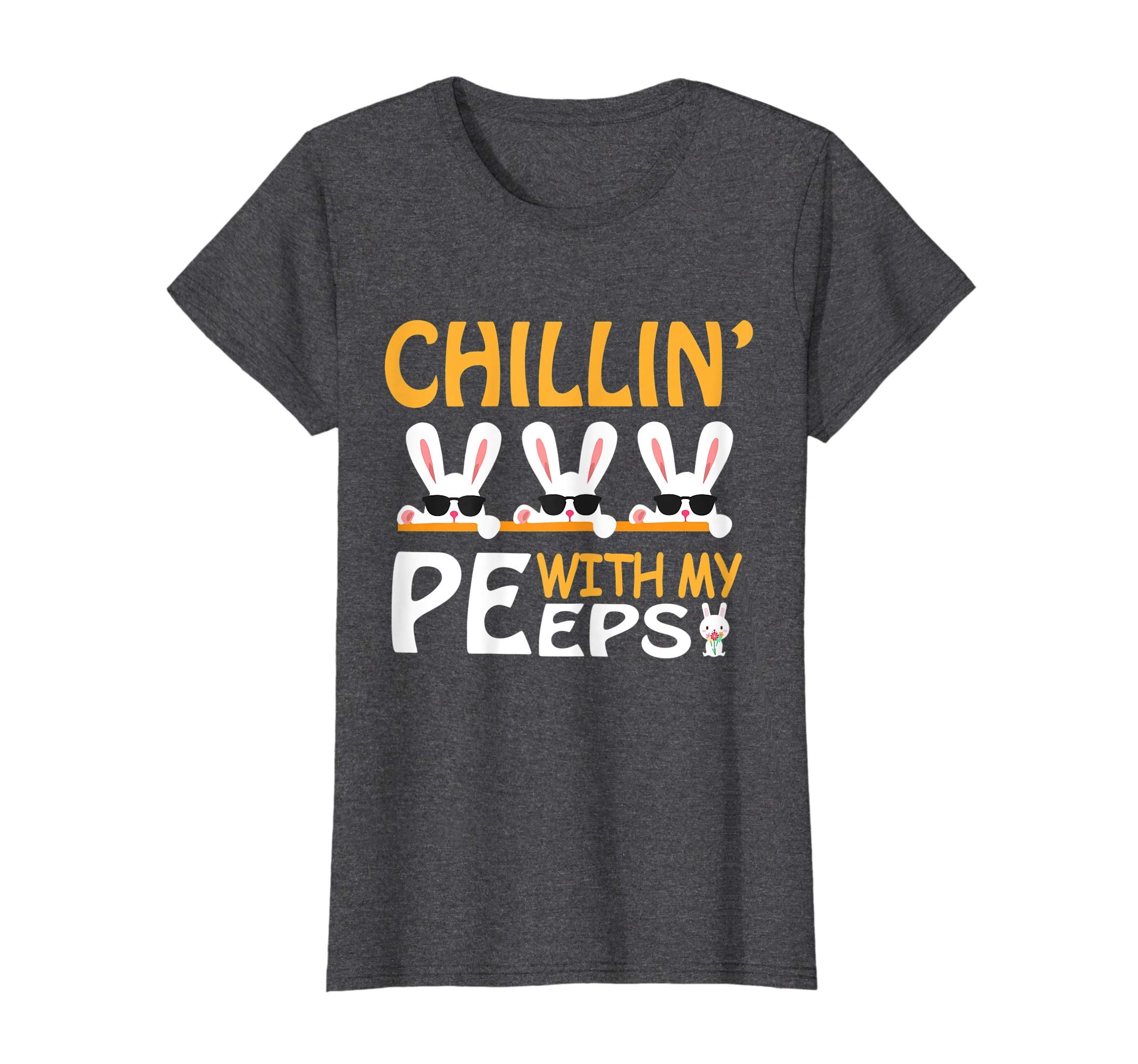 Cool Bunnies Chillin' With My Peeps Happy Easter Day Shirt