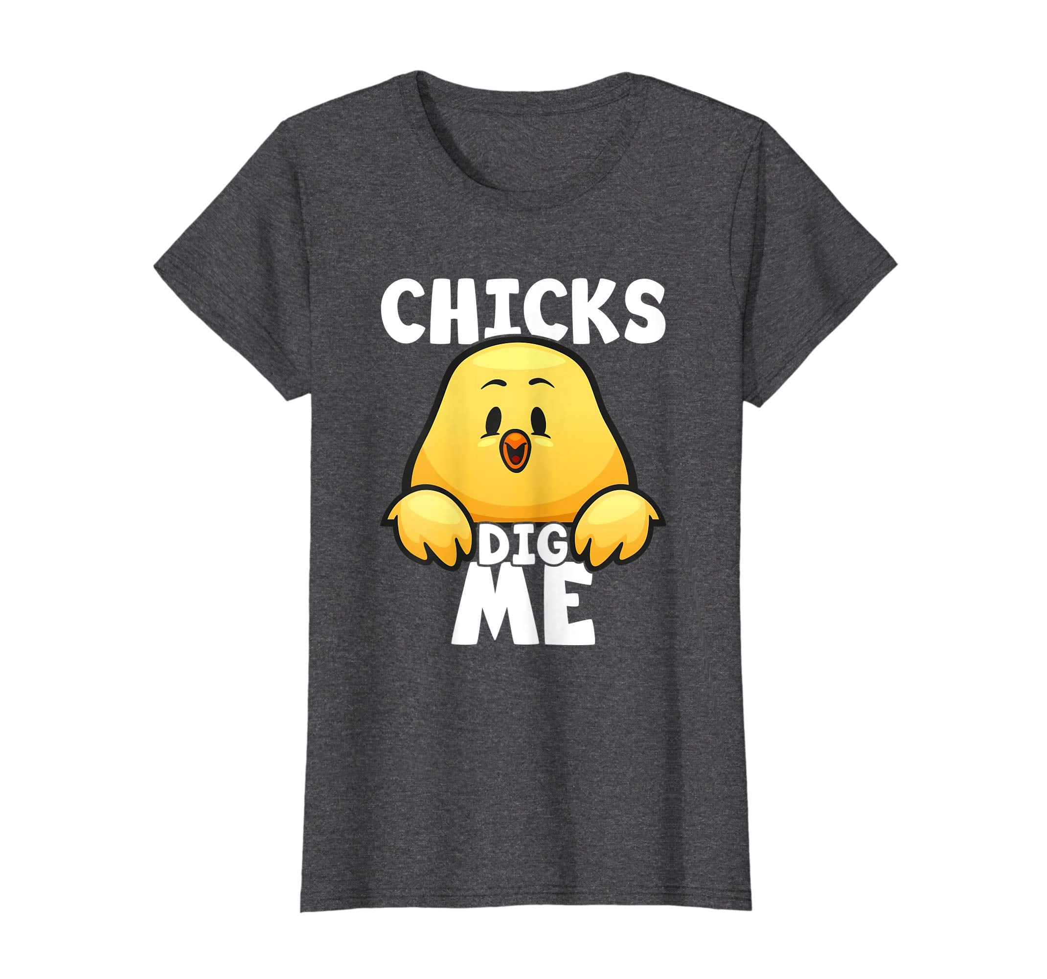 Chicks Dig Me Egg Hunt Happy Easter Kids Boys Girls T Shirt