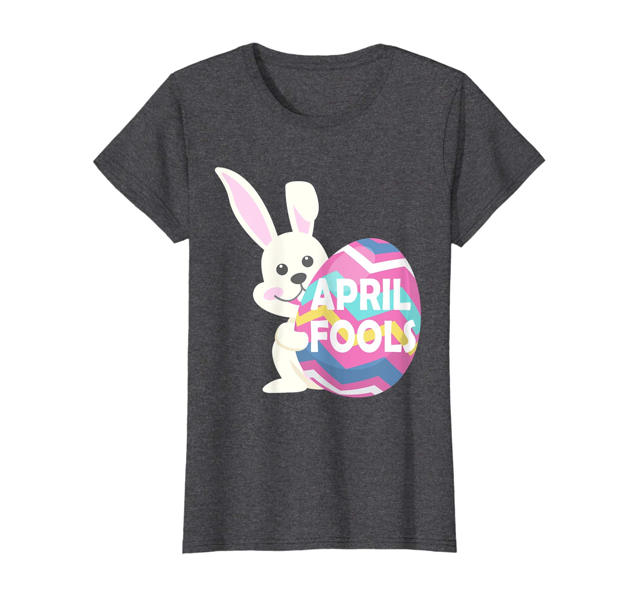 Bunny Rabbit Playing With Big Easter Egg April Fools Shirt