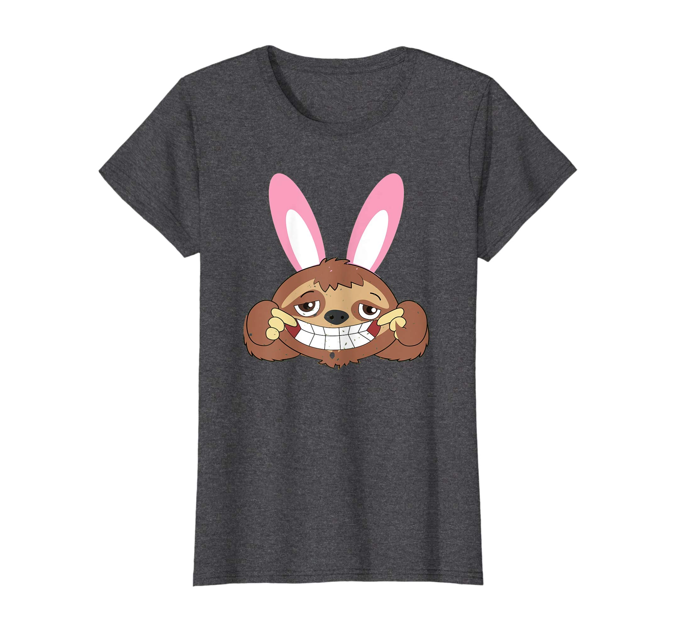 Cute Sloth Lover Shirt Easter Gift For Kids and Adult Bunny