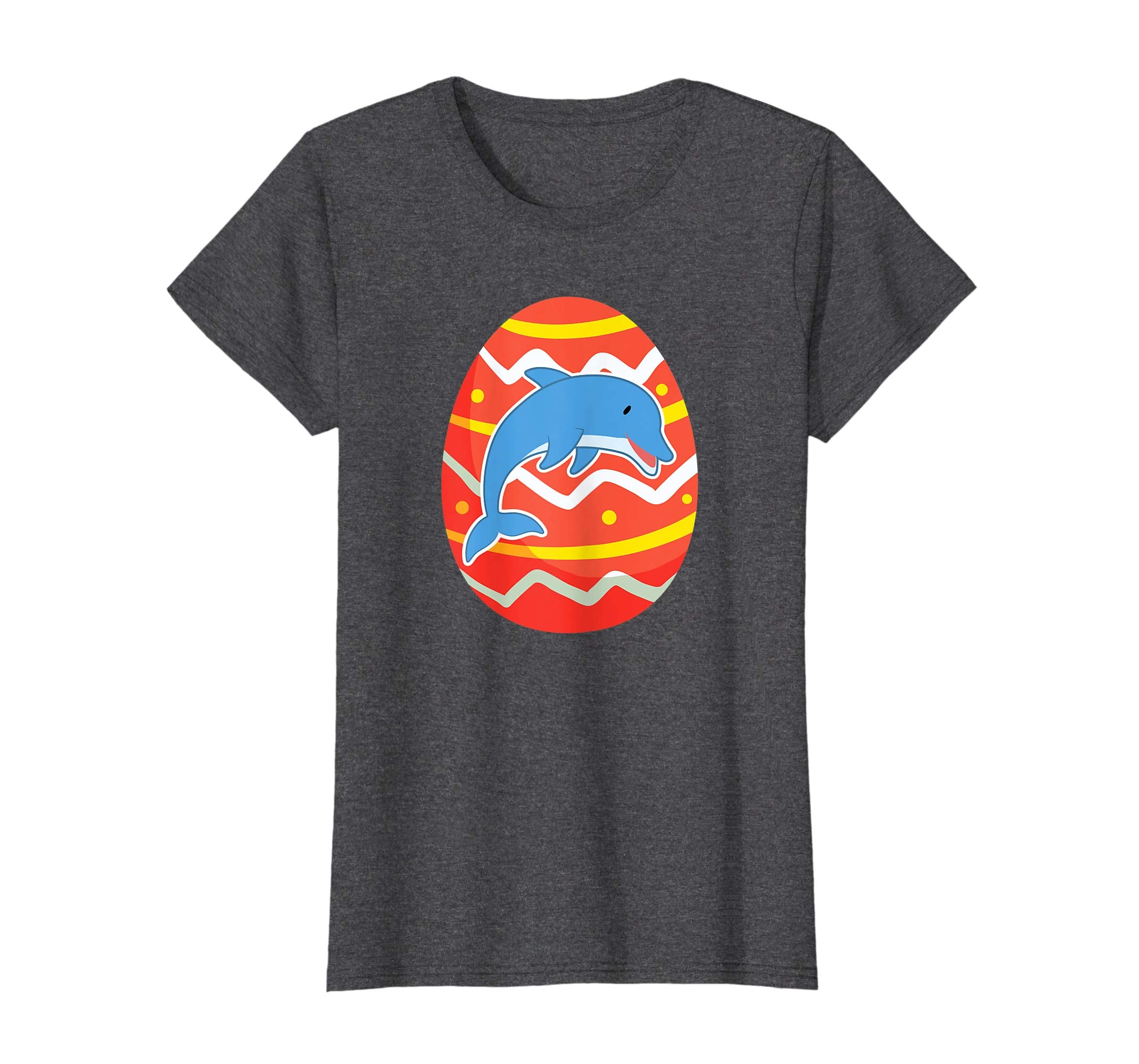 Funny Dolphin Easter Egg T-Shirt Gifts for Kids Boys Girls