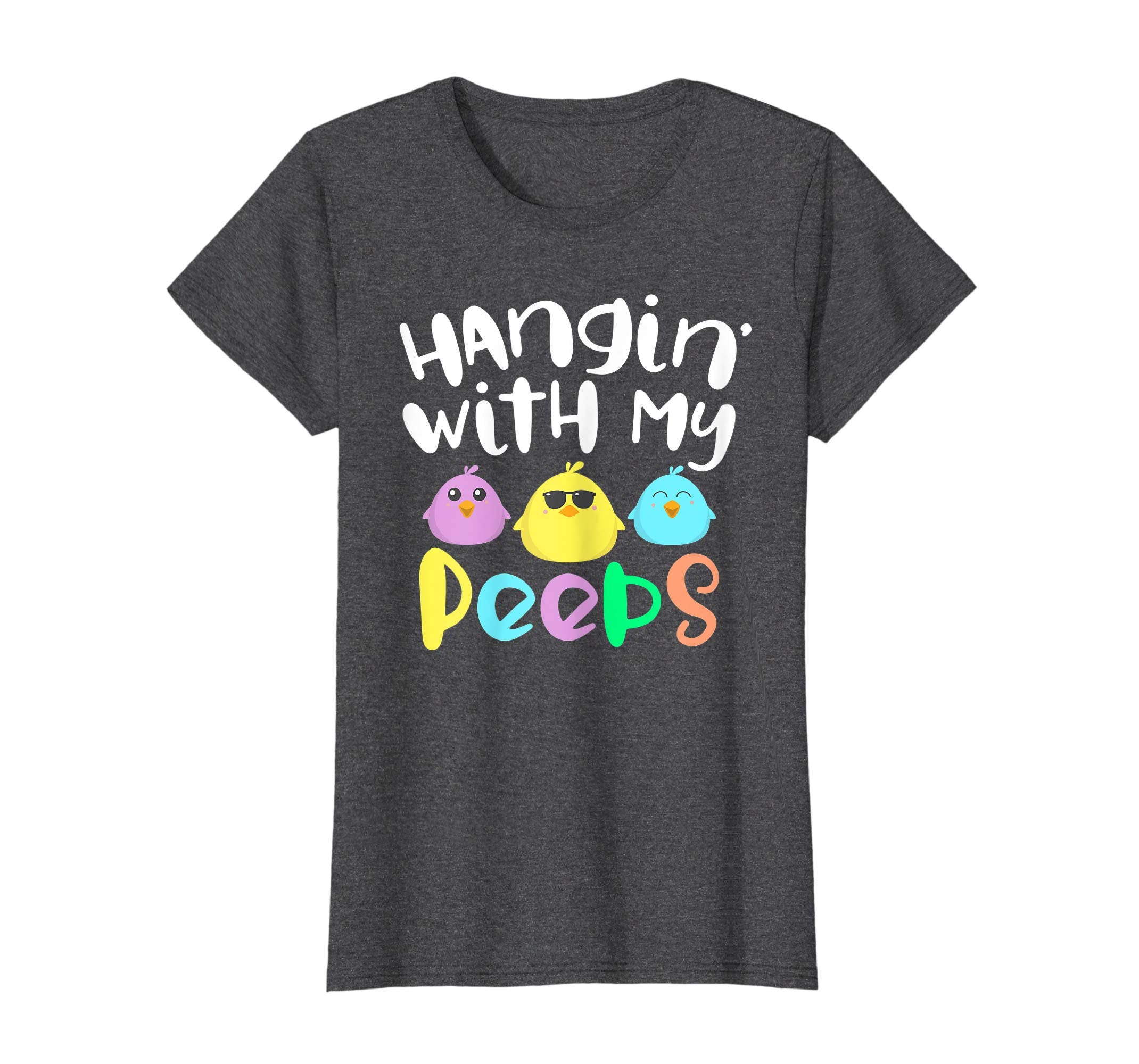 Hanging With My Peeps Happy Easter Kids Boys Girls T Shirt