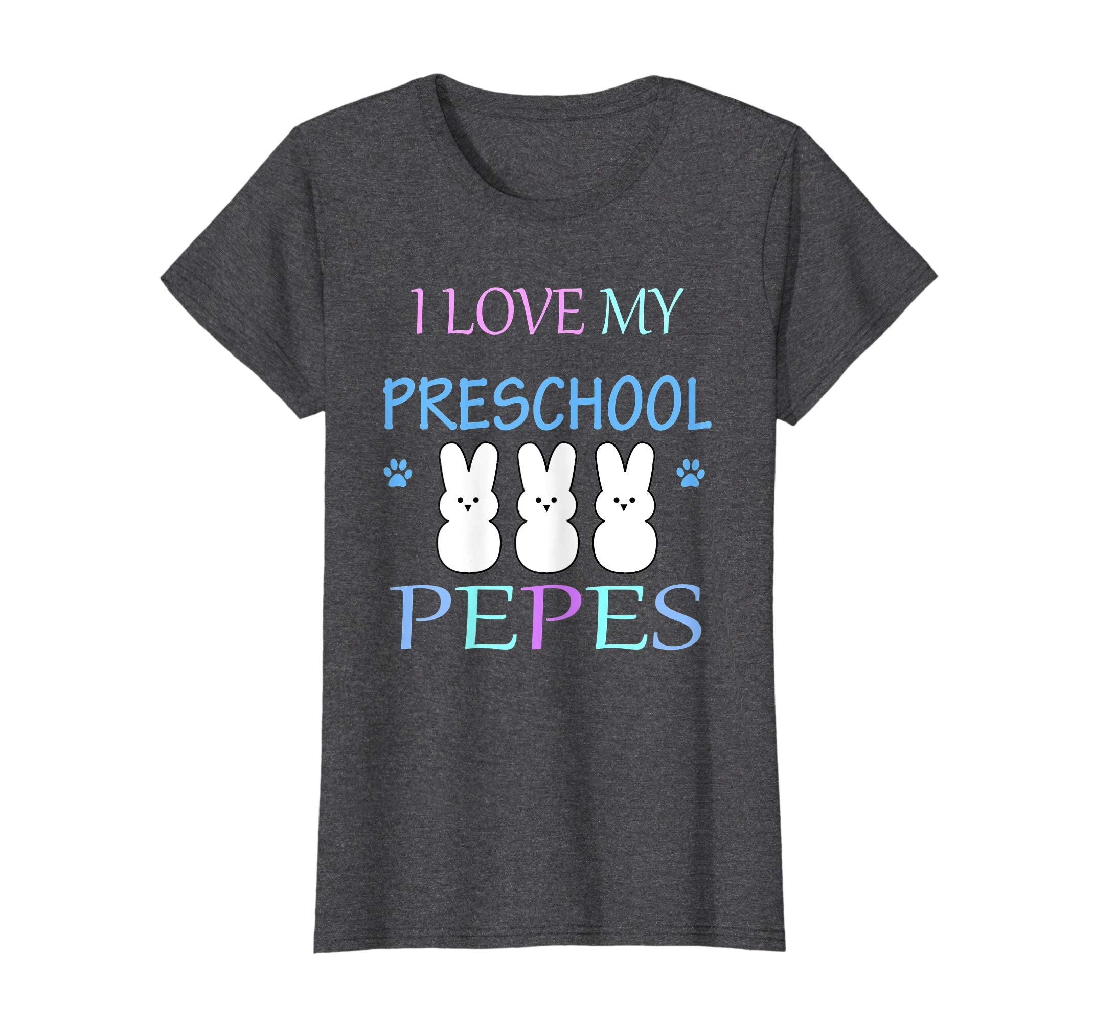 I love My Preschool Pepes Easter Teacher Bunny Gift Shirt