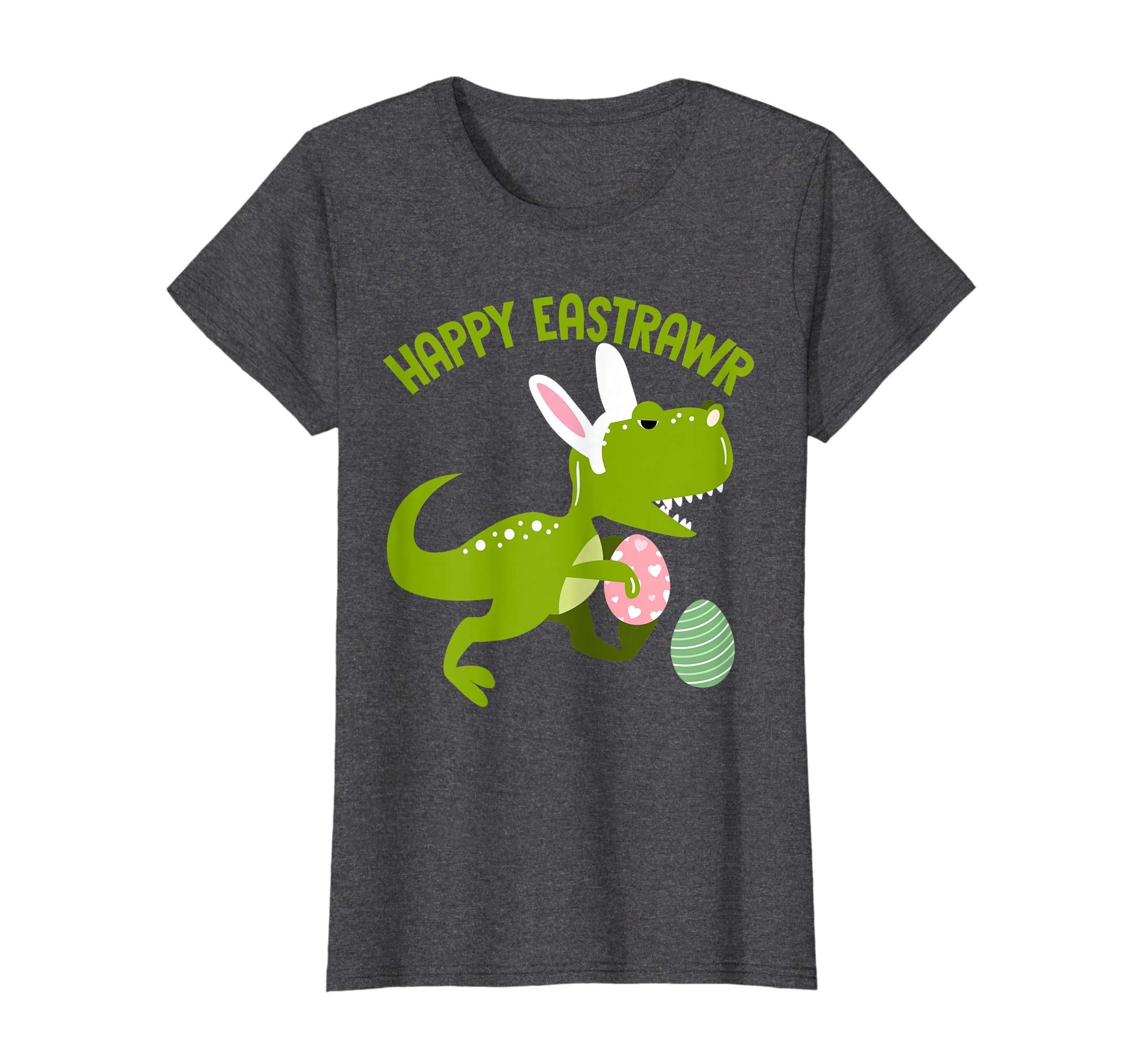 Happy Eastrawr Funny Easter Bunny T-Rex Dinosaur Pun T-Shirt