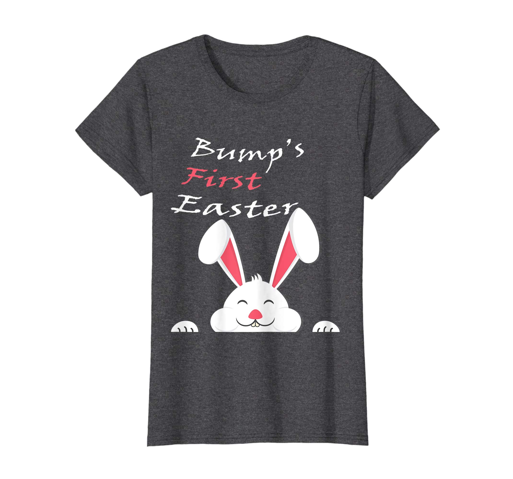 Bumps First Easter Tshirt Adorable Pregnancy Pastel Bunny