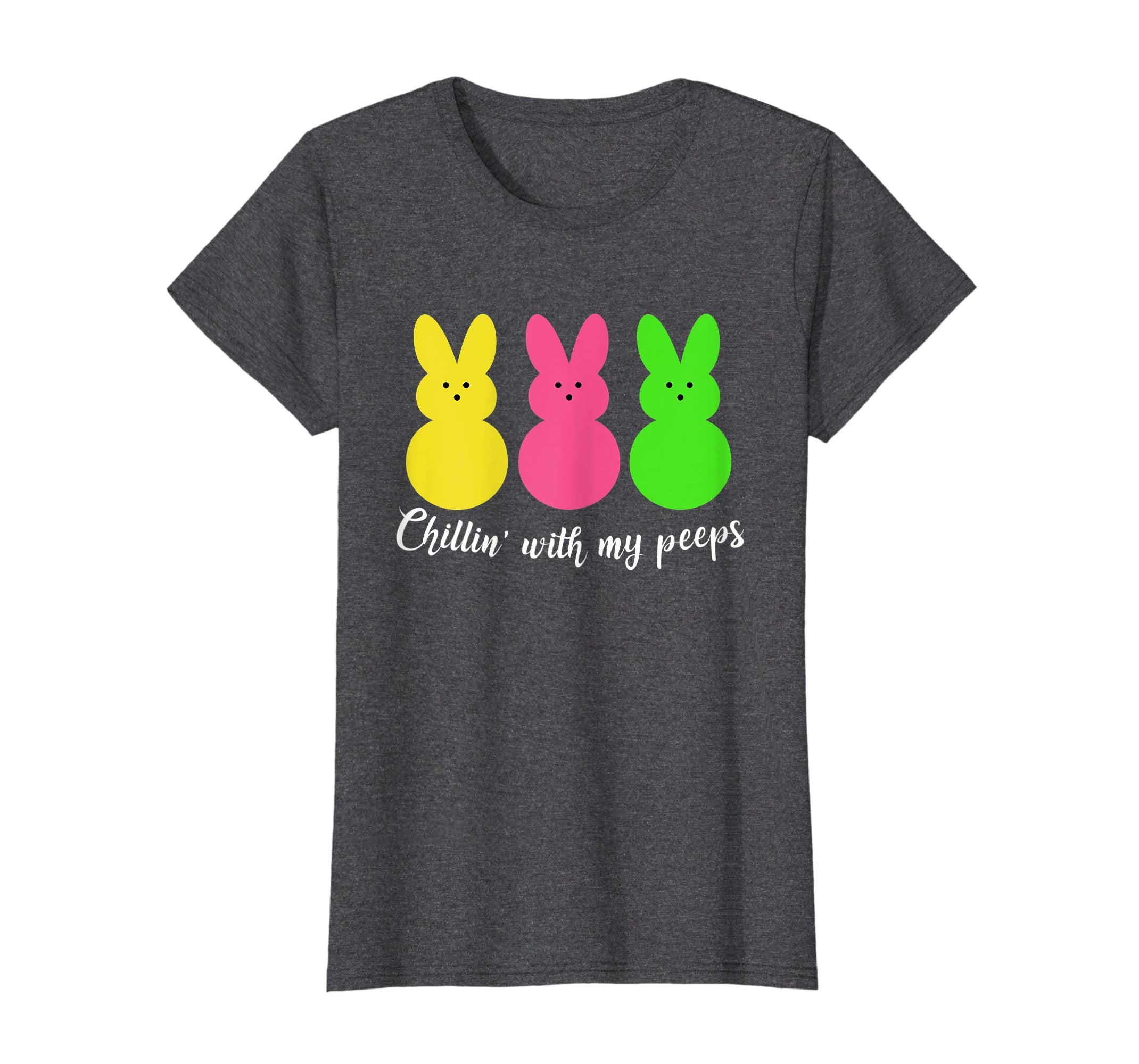 Chillin' With My Peeps Funny Easter T Shirt Men Women Kids