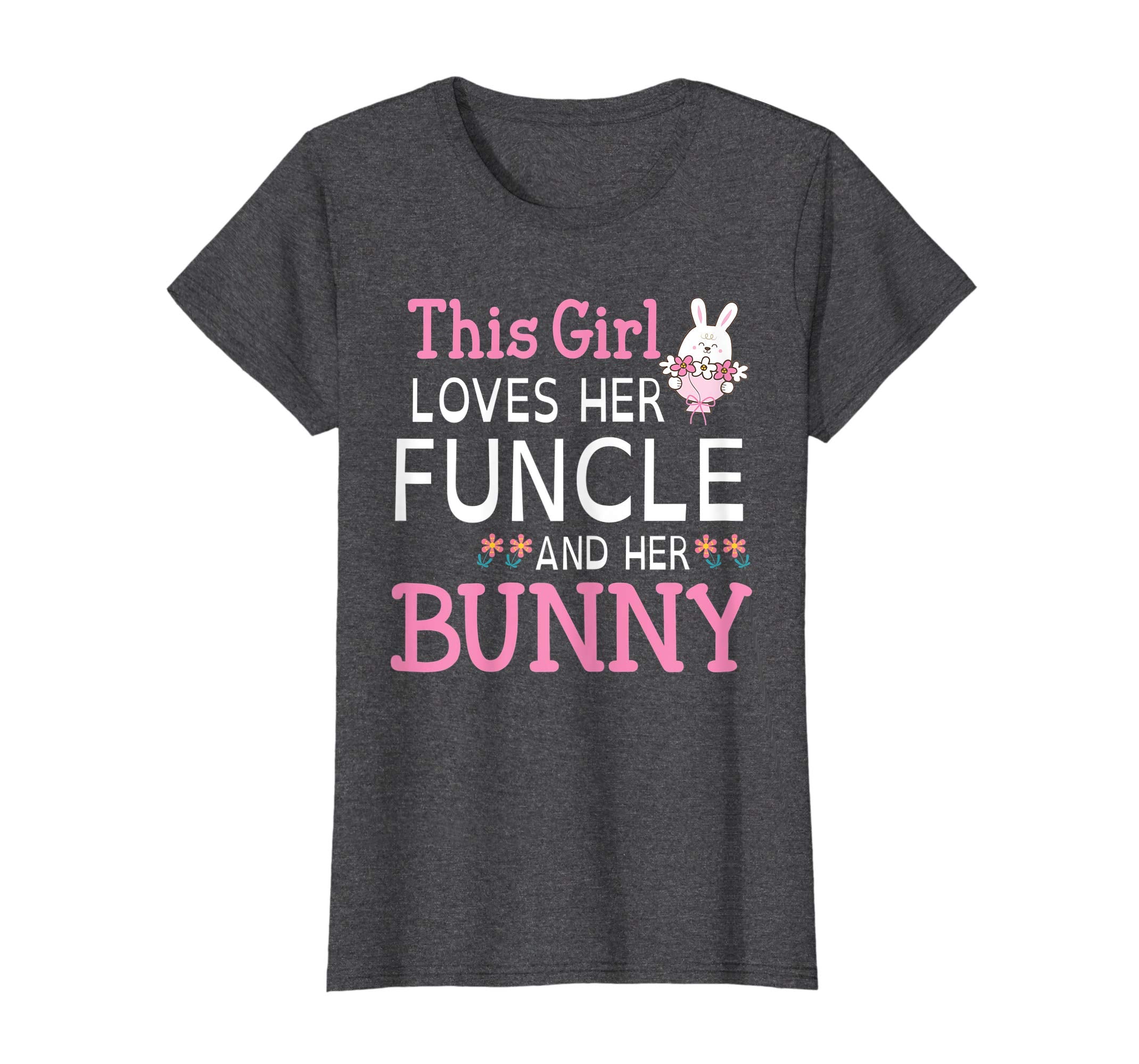 This Girl Loves Her Funcle And Her Bunny Happy Easter Shirt