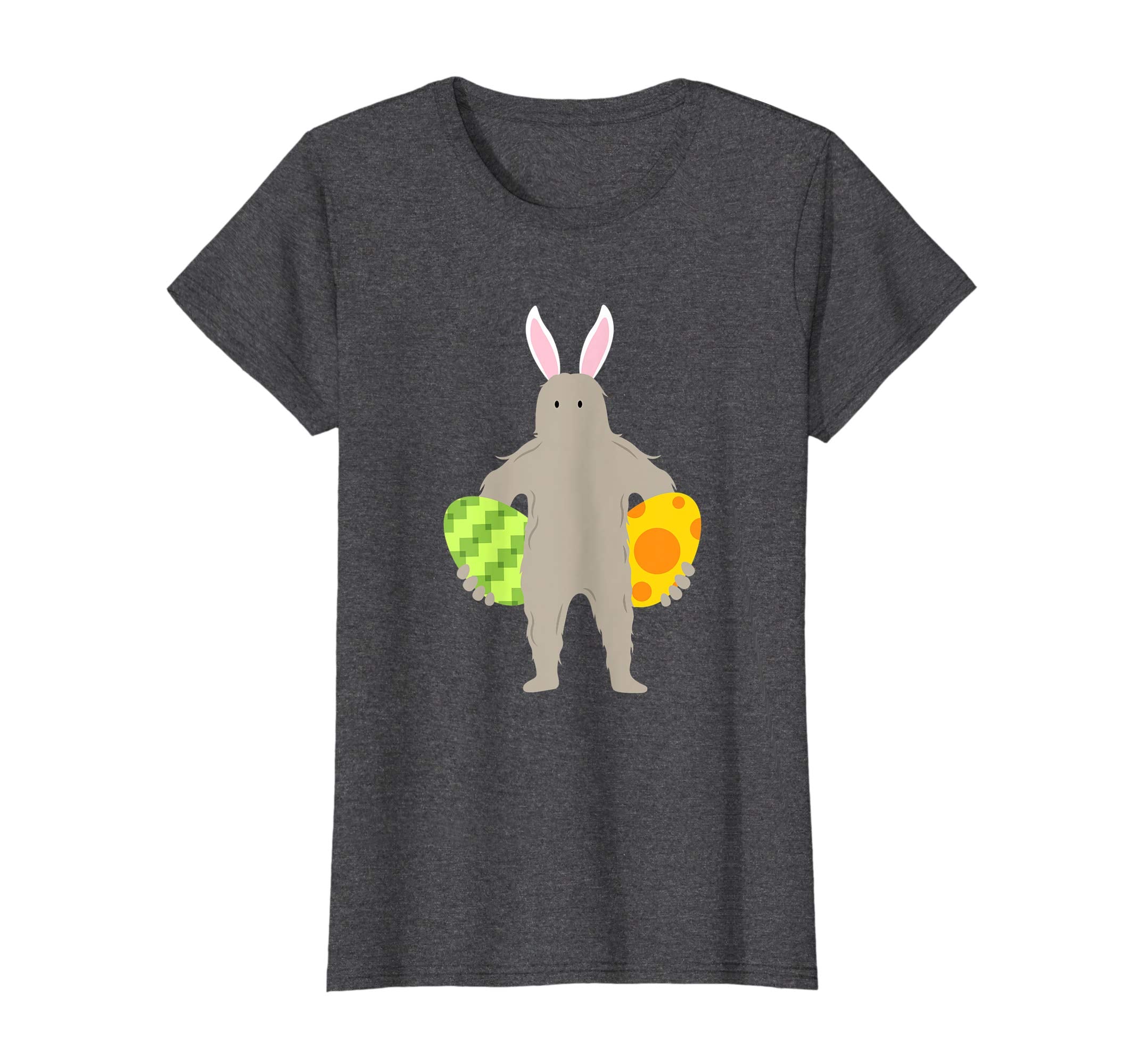 Easter Bunny Eggs Bigfoot T shirt Gifts for Kids Boys Girls