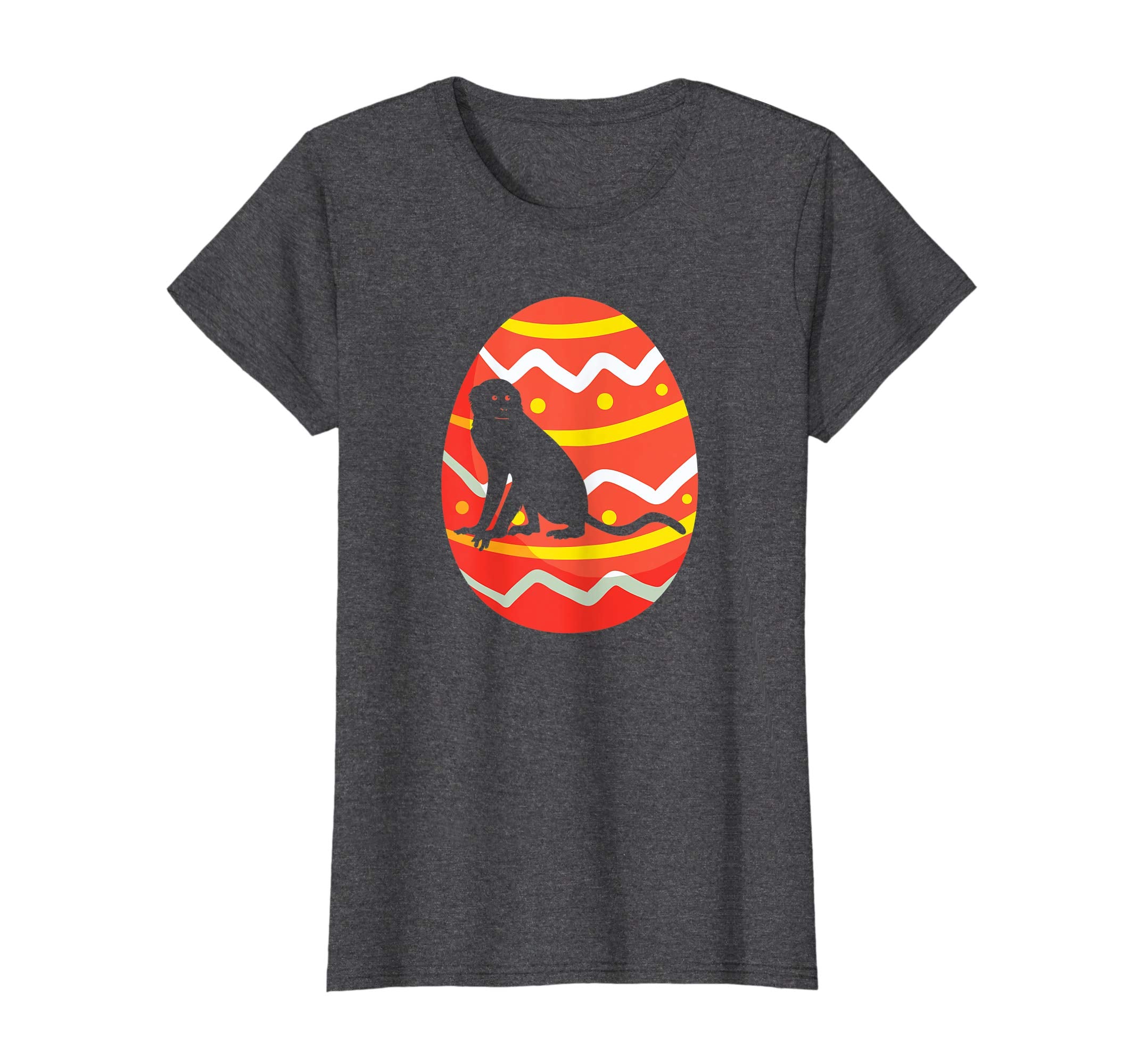 Happy Monkey Easter Egg Bunny T-Shirt for Kids Boys Girls