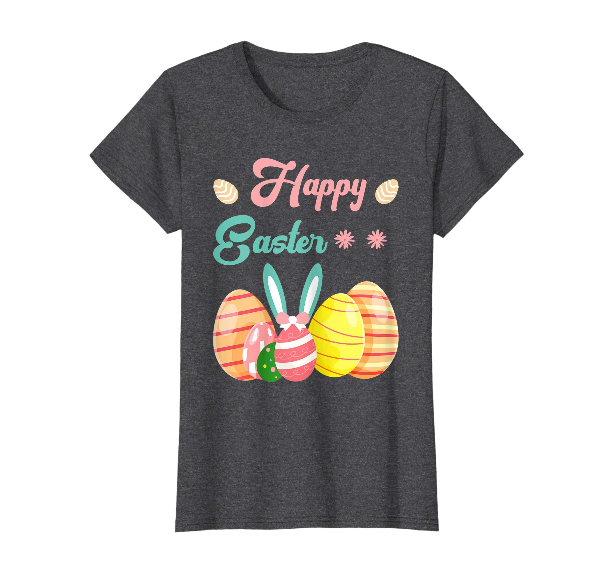 Happy Easter T-Shirt Colorful Eggs Tee