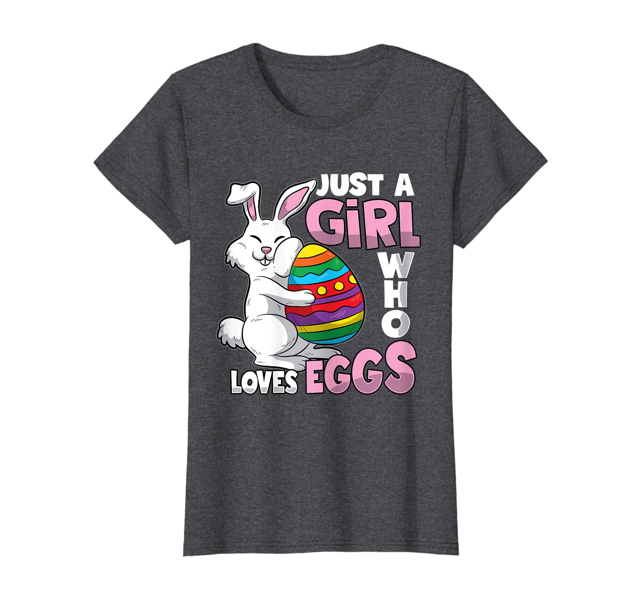Easter Egg Hunt Girl T-shirt Cute Girls Teens Women Gift