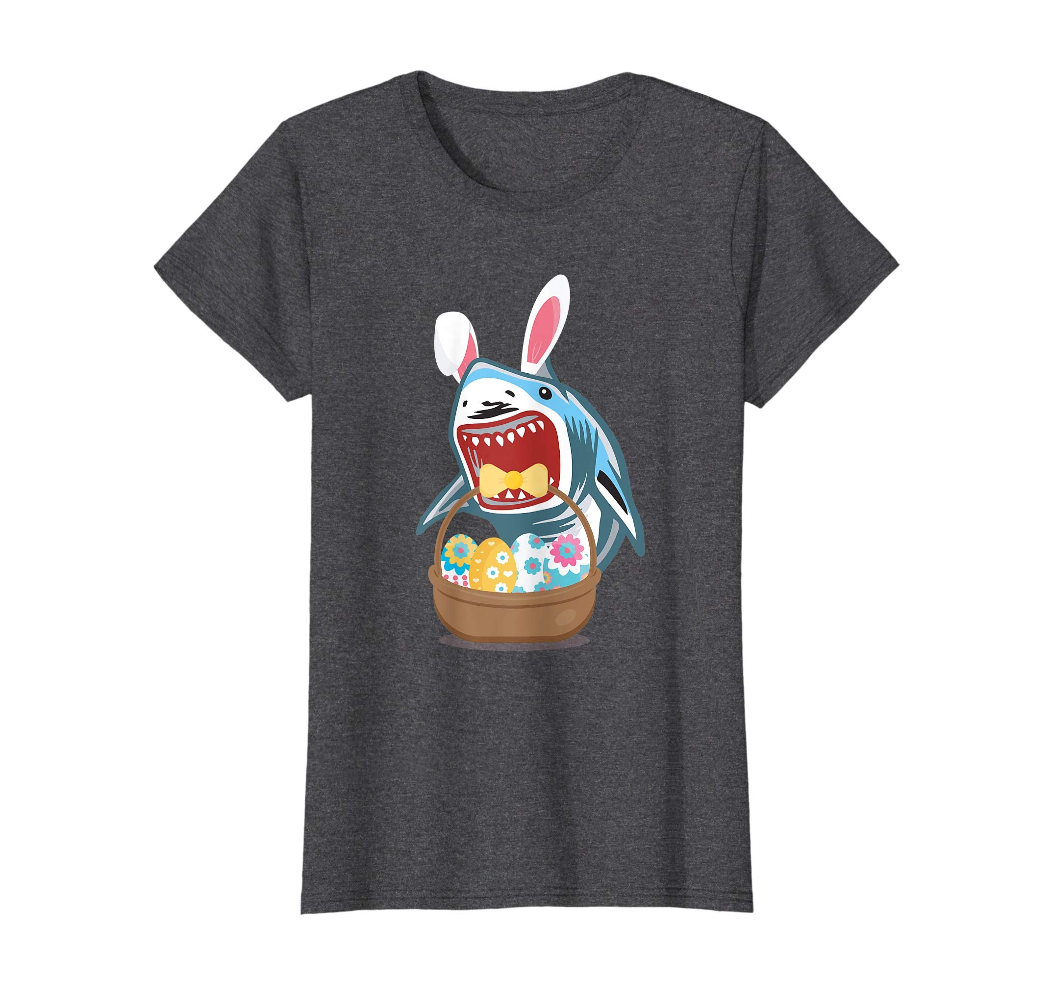 Easter Shark Bunny Ears Funny T Shirt Cute Gift For Easter