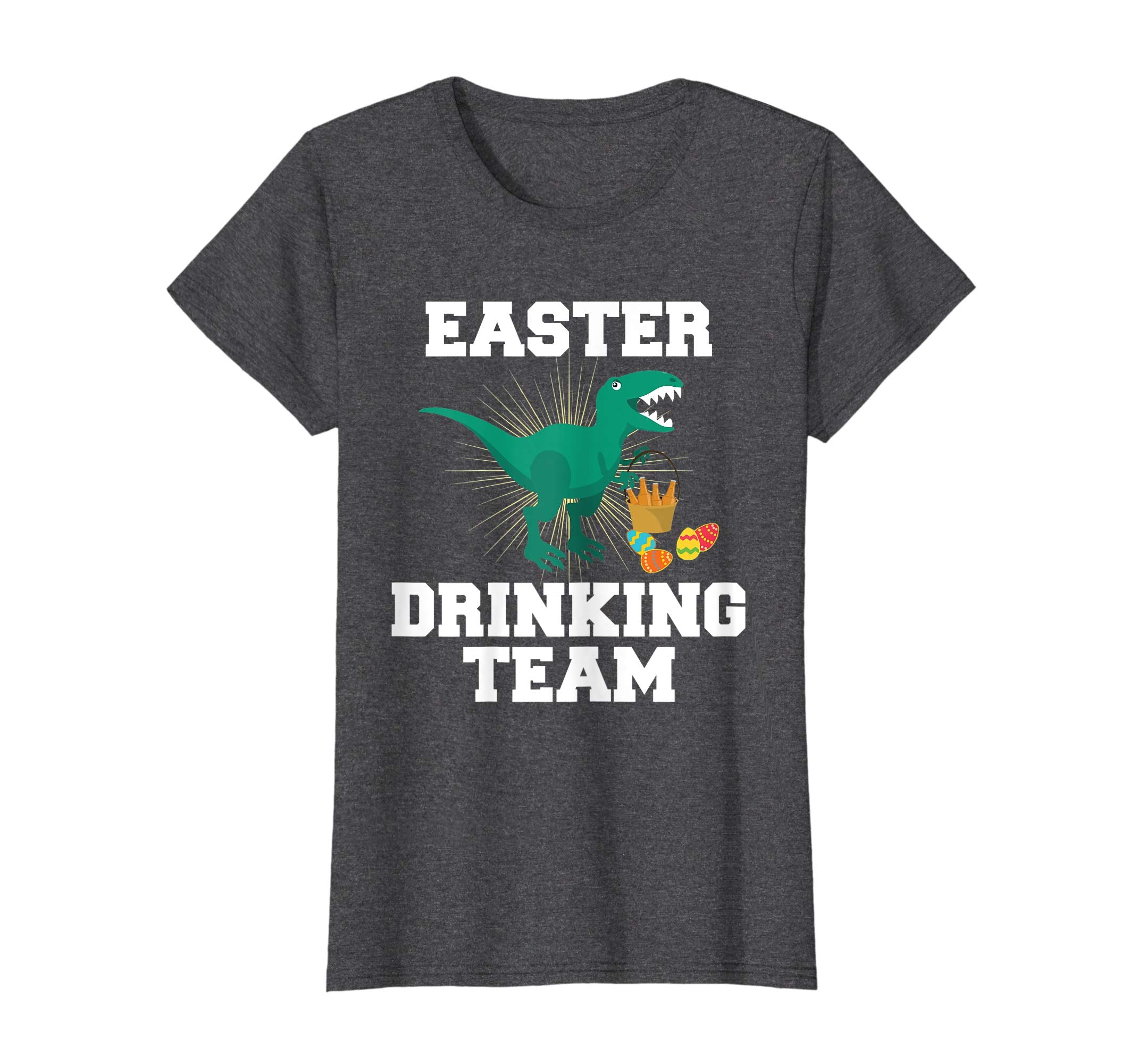 Happy Easter Drinking Team Bunny Dinosaur T-Shirt