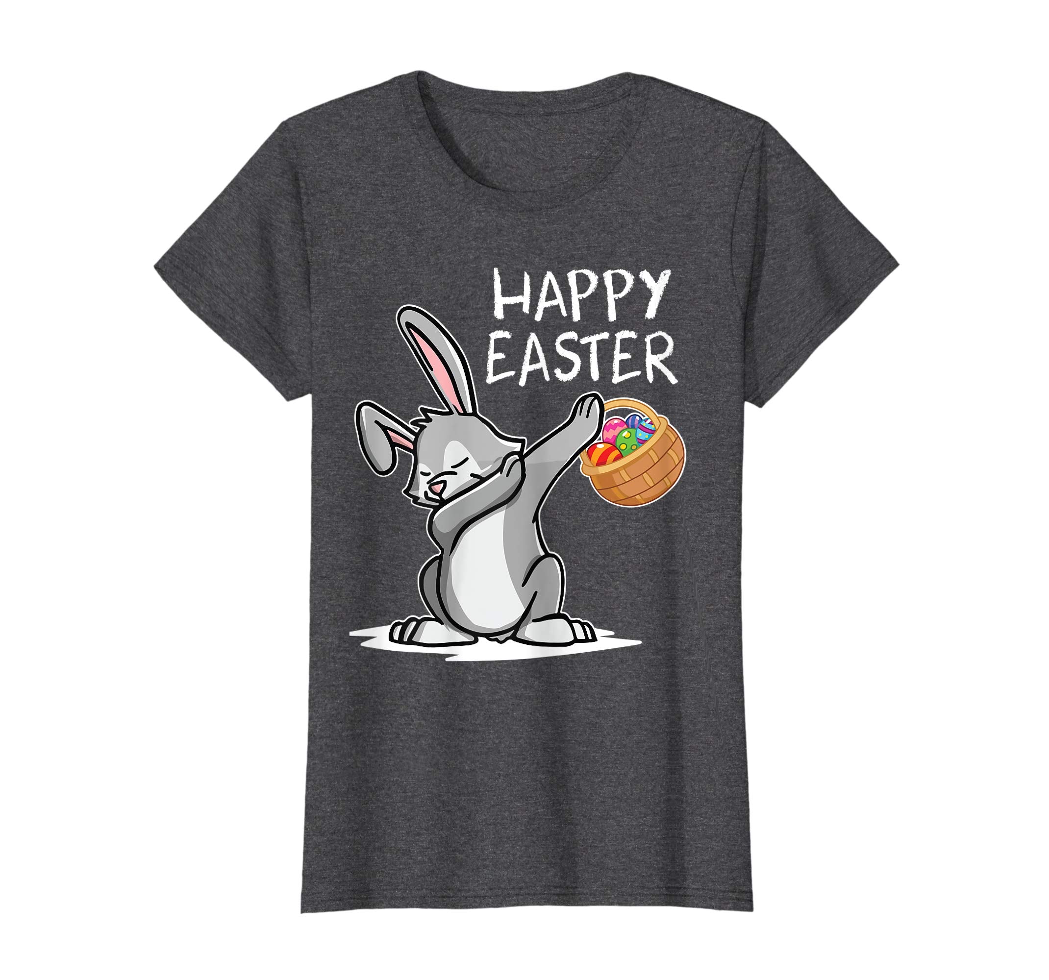 Rabbit Dabbing Dancing With Easter Eggs Shirt Happy Easter